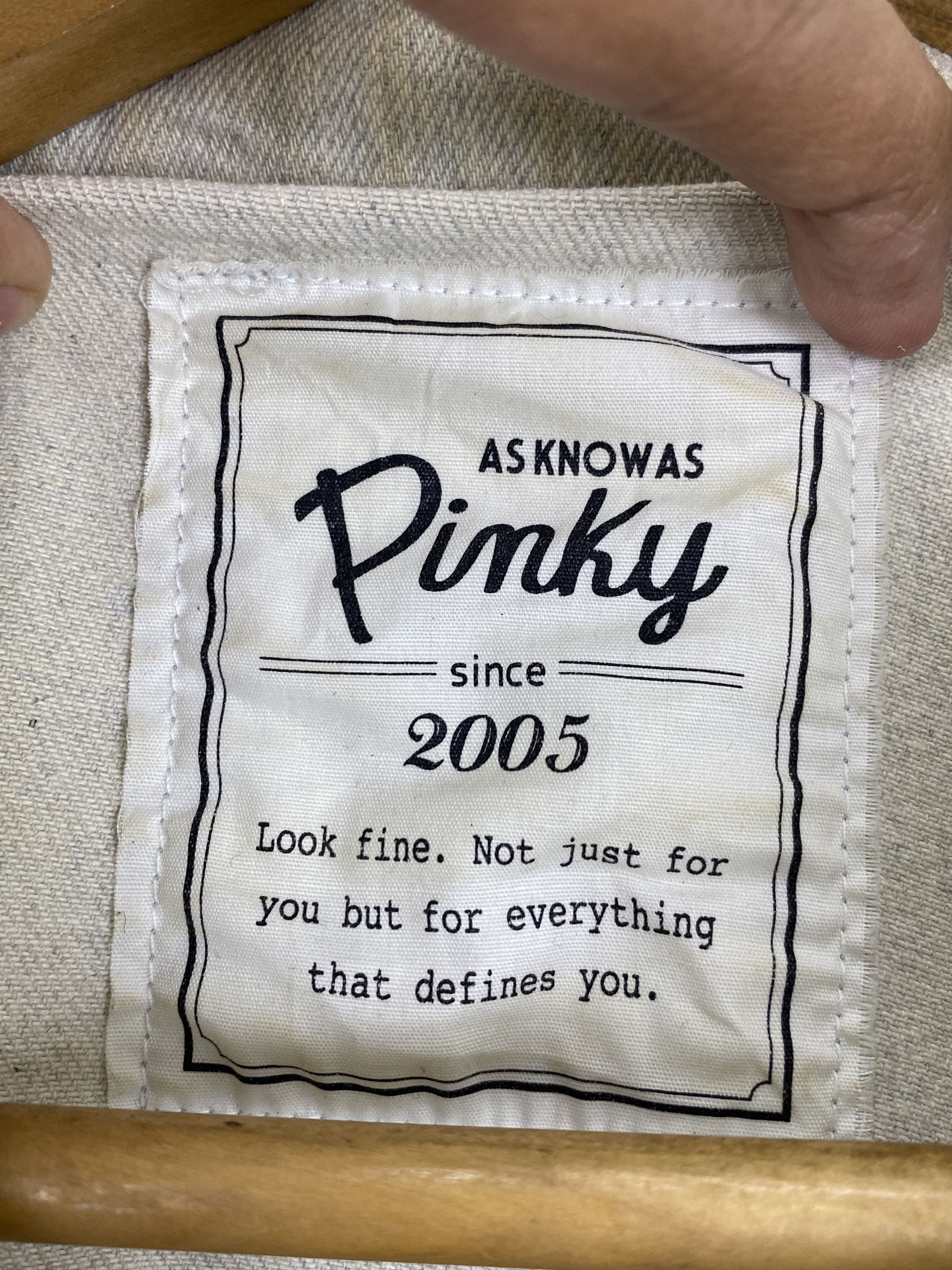 Japanese Brand 2000s As Know As Pinky - Denim Button Up Jacket JA0151 Size US XL / EU 56 / 4 - 7 Thumbnail