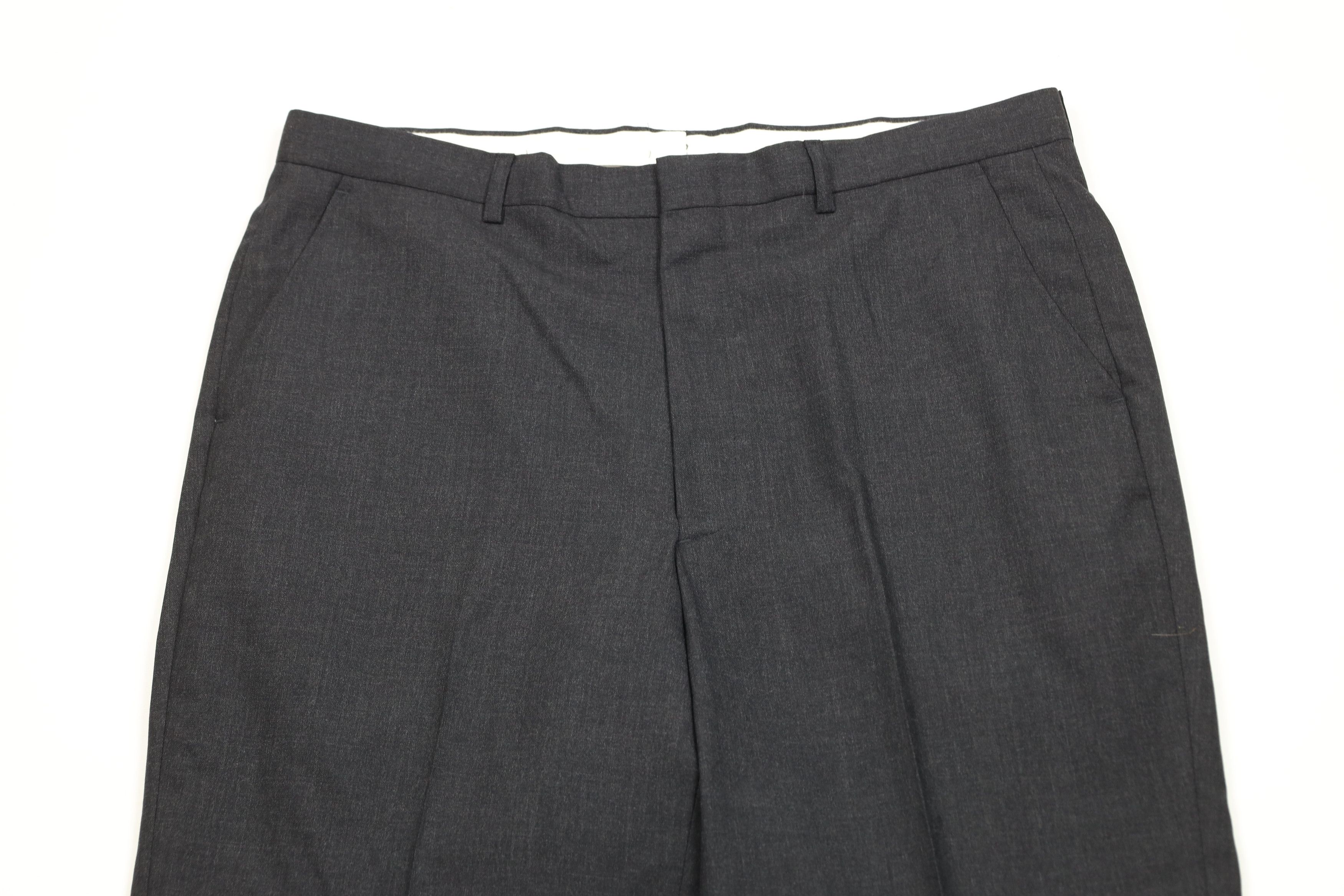 Vintage Vintage 90s Streetwear Wide Leg Chino Pants Charcoal Gray Size US 36 / EU 52 - 2 Thumbnail