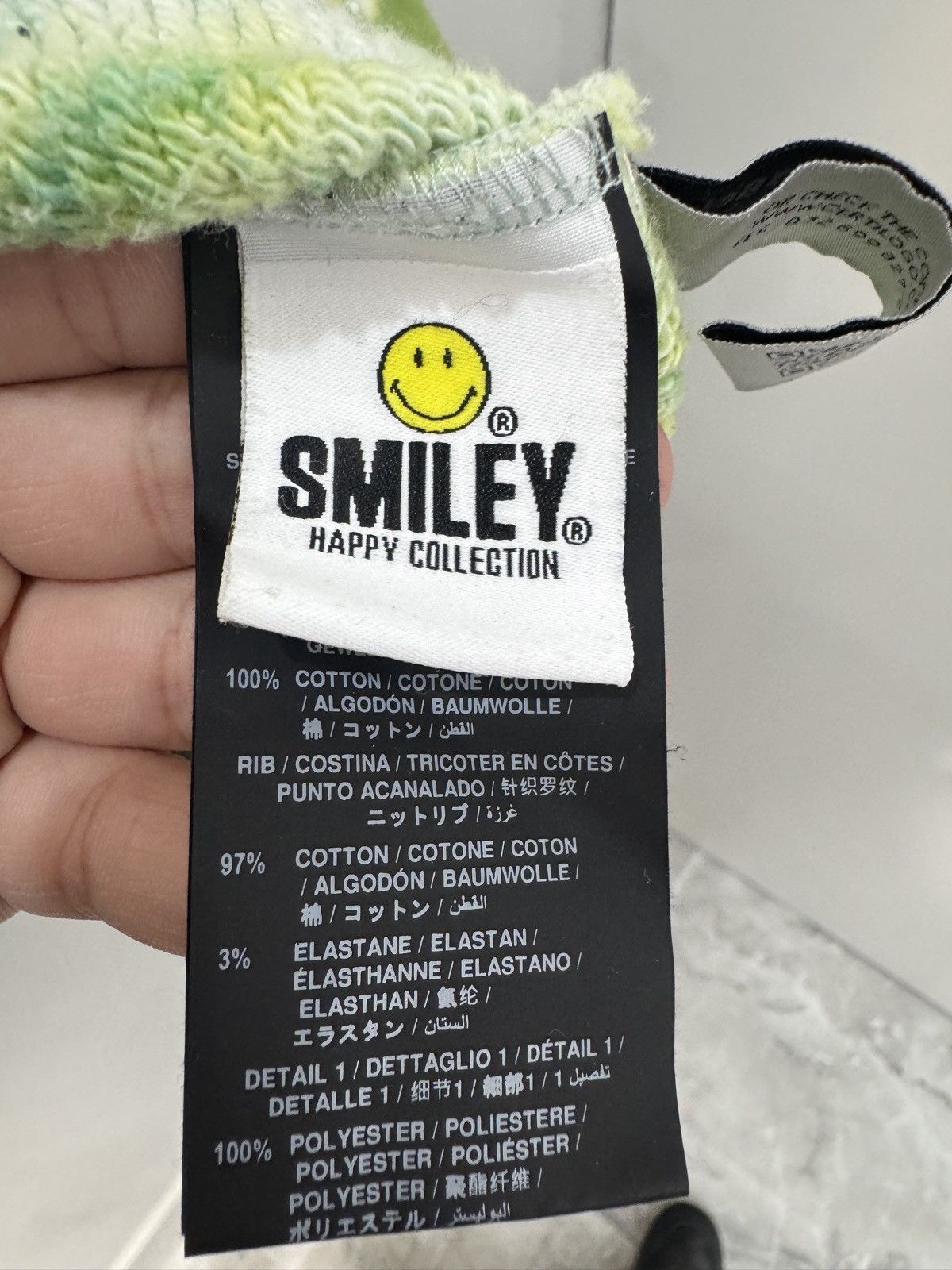 Palm Angels Palm Angels Smiley Tie Dye Hoodie Size US L / EU 52-54 / 3 - 5 Thumbnail