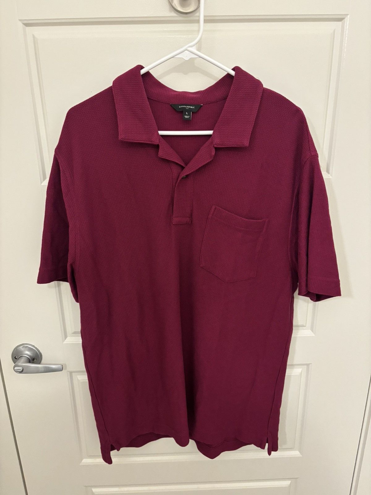 Banana Republic Knit Polo Size US L / EU 52-54 / 3 - 1 Thumbnail