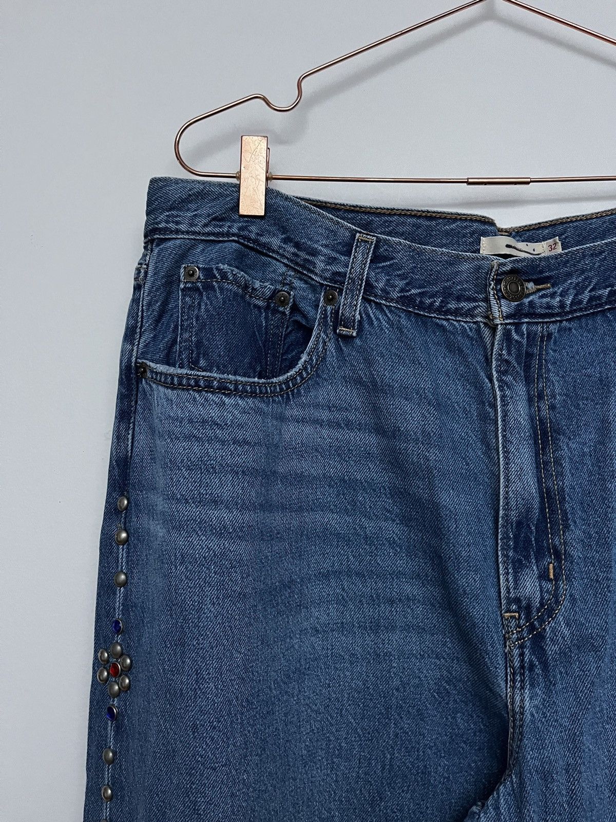 Levi's Anna Sui x Levi’s Wide Leg Jeans (unisex) Size US 36 / EU 52 - 17 Thumbnail