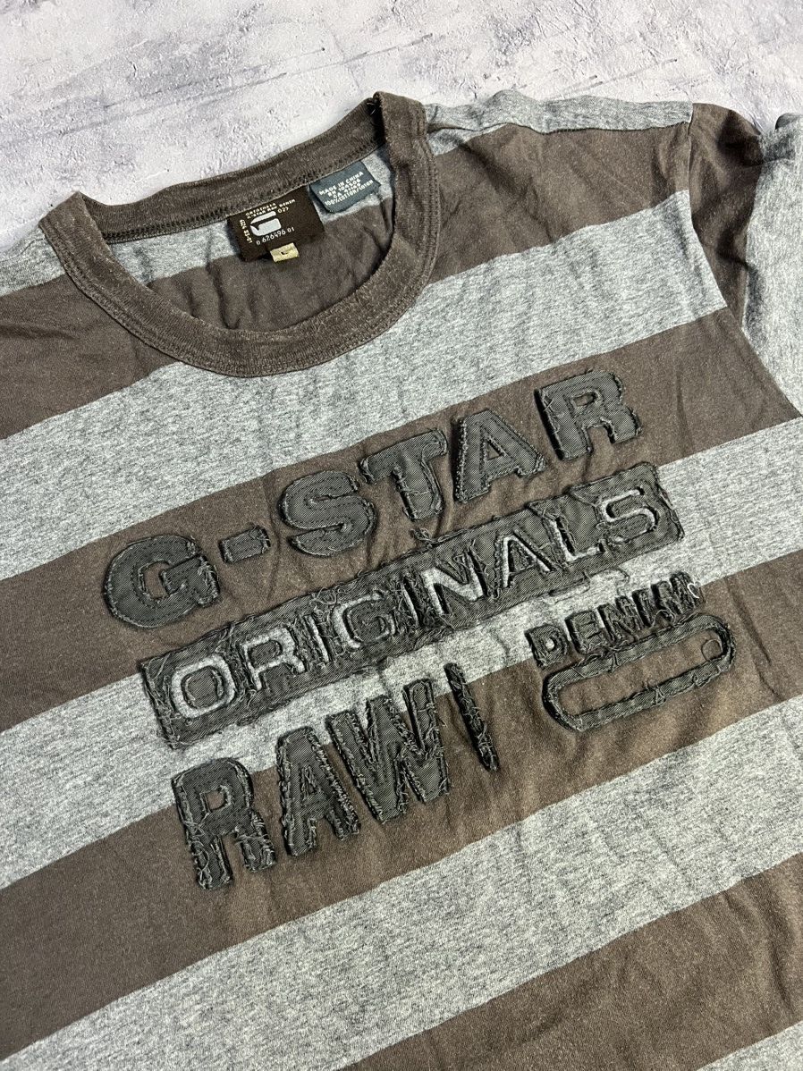 G-Star × Vintage Vintage G Star Raw T shirt Y2k Size US L / EU 52-54 / 3 - 2 Thumbnail