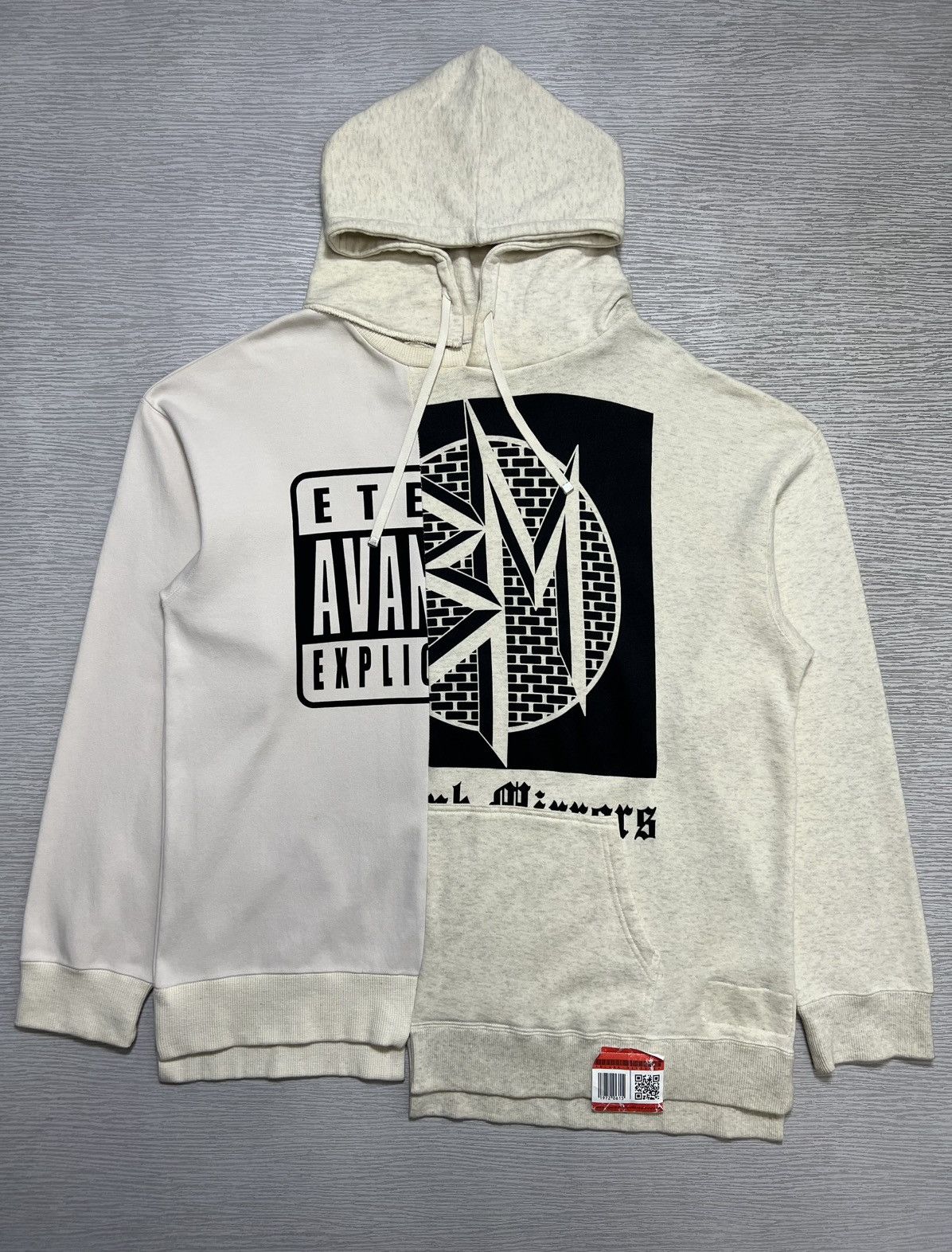 Maison MIHARA YASUHIRO MMY - Oversized Combined Pullover Hooded Sweatshirt Size US S / EU 44-46 / 1 - 2 Thumbnail