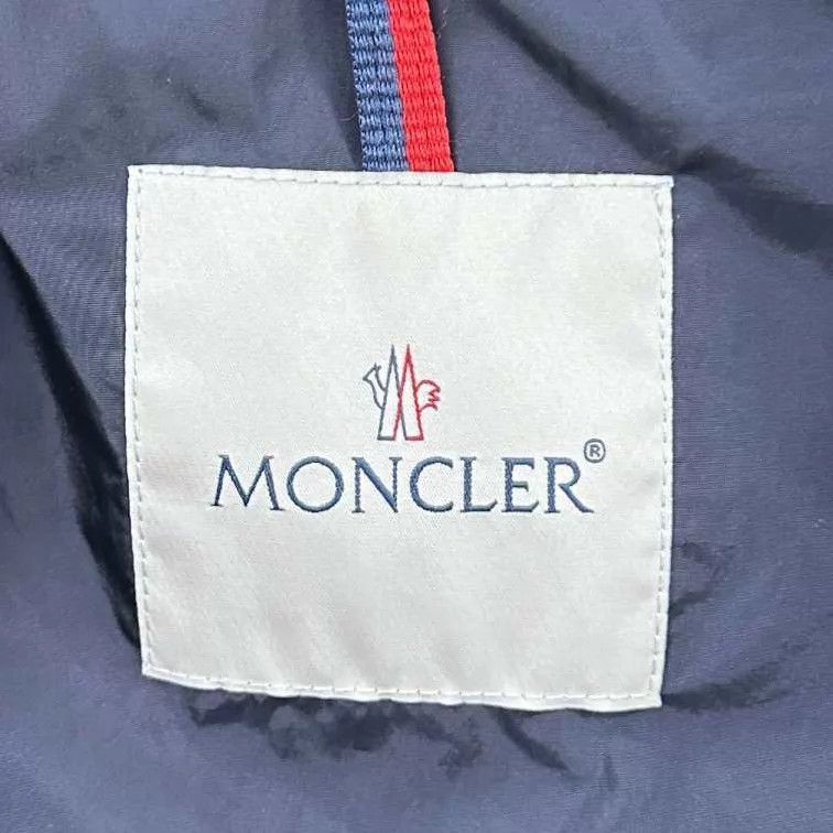 Moncler Moncler Navy-Blue Sleeve Patch Zip Jacket 1 Size S / US 4 / IT 40 - 6 Thumbnail