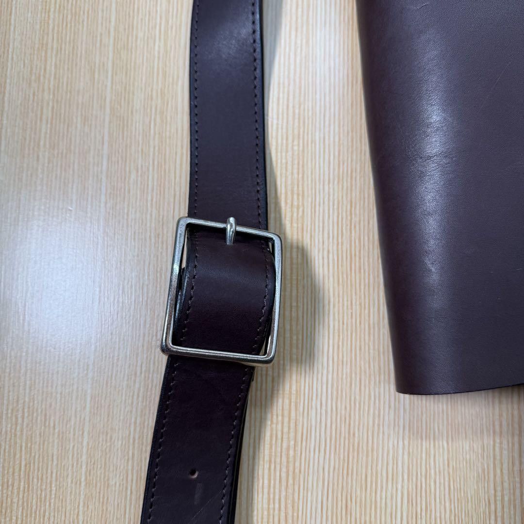 Yohji Yamamoto Pour Homme vintage cow leather shoulder leather bag Size ONE SIZE - 7 Thumbnail