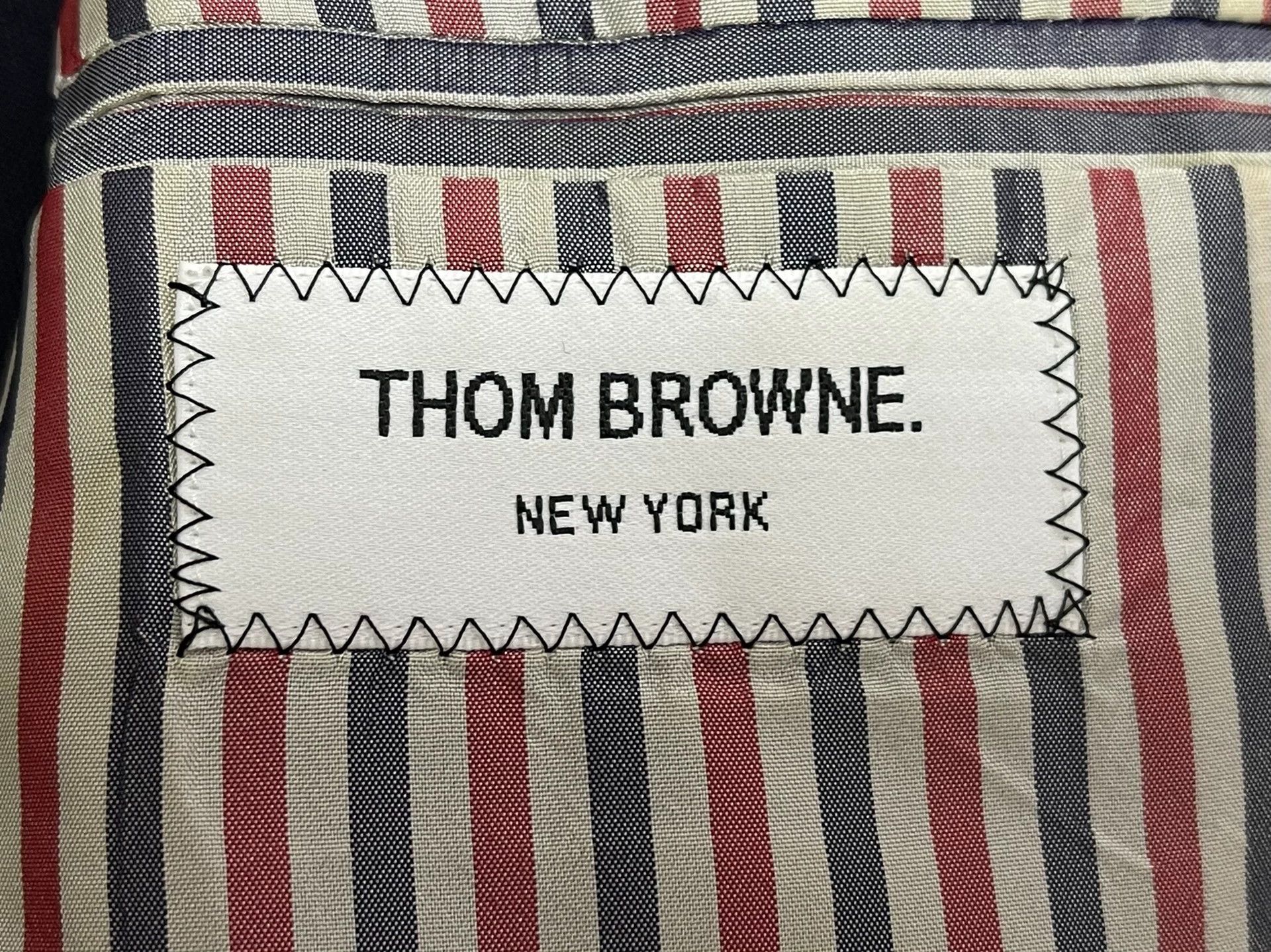 Thom Browne Thom Browne Slim Navy Blazer (Size 5, 8/10) Size US XXL / EU 58 / 5 - 5 Thumbnail