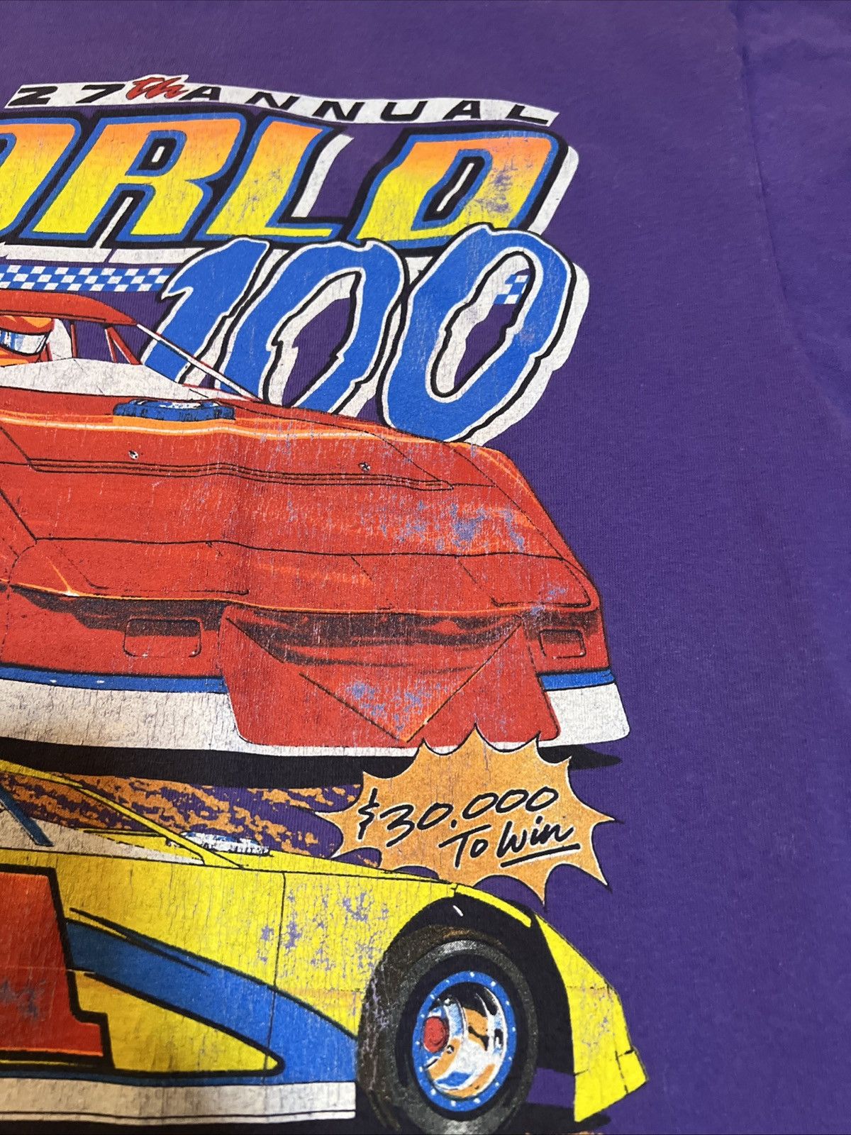 NASCAR 27th Annual World 100 Eldora Speedway Single Stitch Racing Size US XL / EU 56 / 4 - 5 Thumbnail