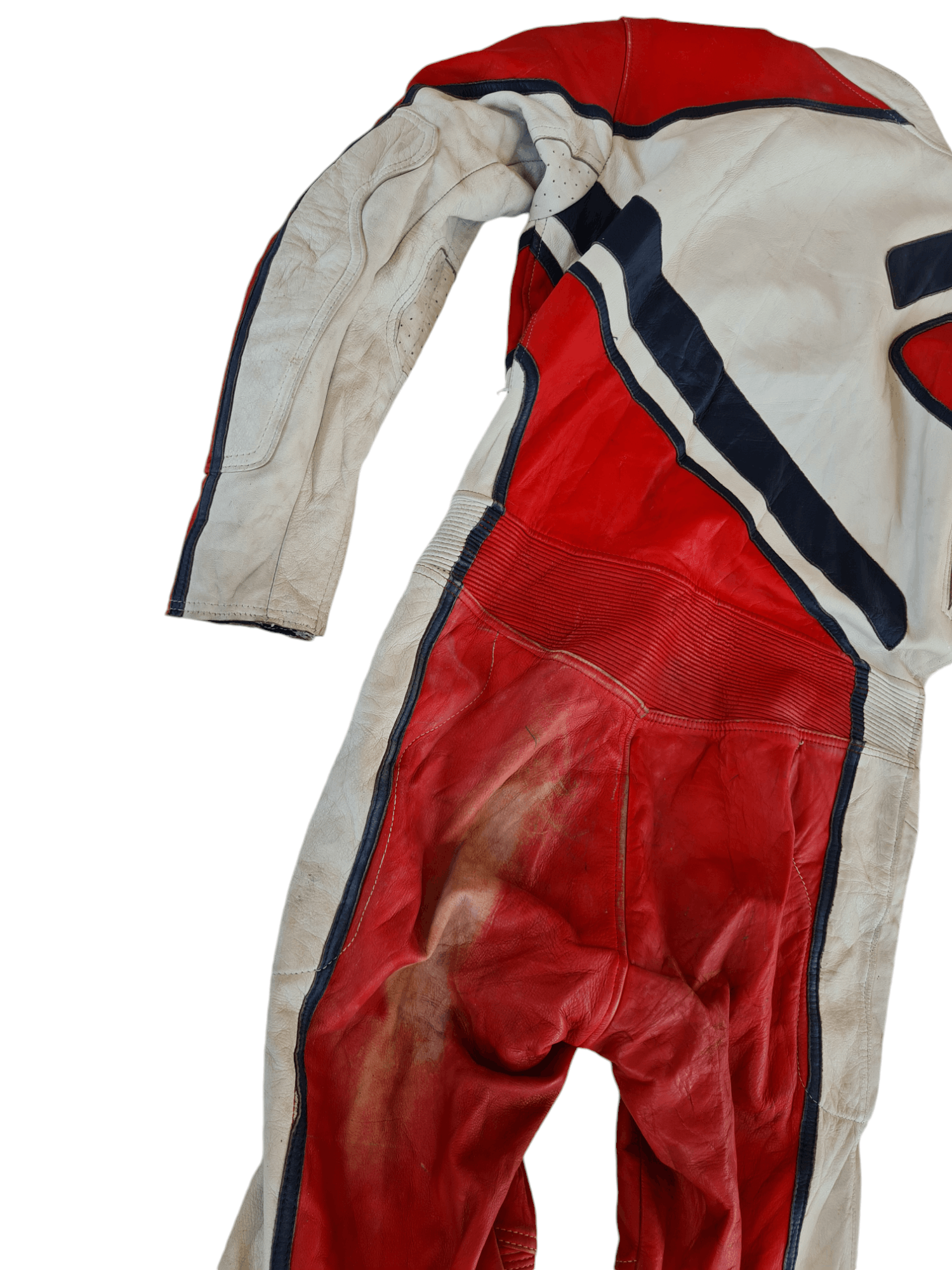 Genuine Leather Racing Overalls Jacket Field Sheer By Nelson Size US 30 / EU 46 - 8 Thumbnail