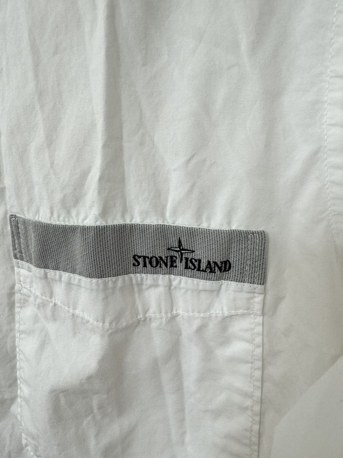 Stone Island Stone Island white shirt with logo Size US M / EU 48-50 / 2 - 3 Thumbnail