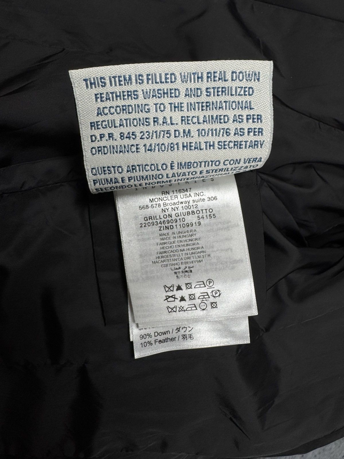 Moncler Moncler Grillon Down Jacket Size 1 Size S / US 4 / IT 40 - 14 Thumbnail