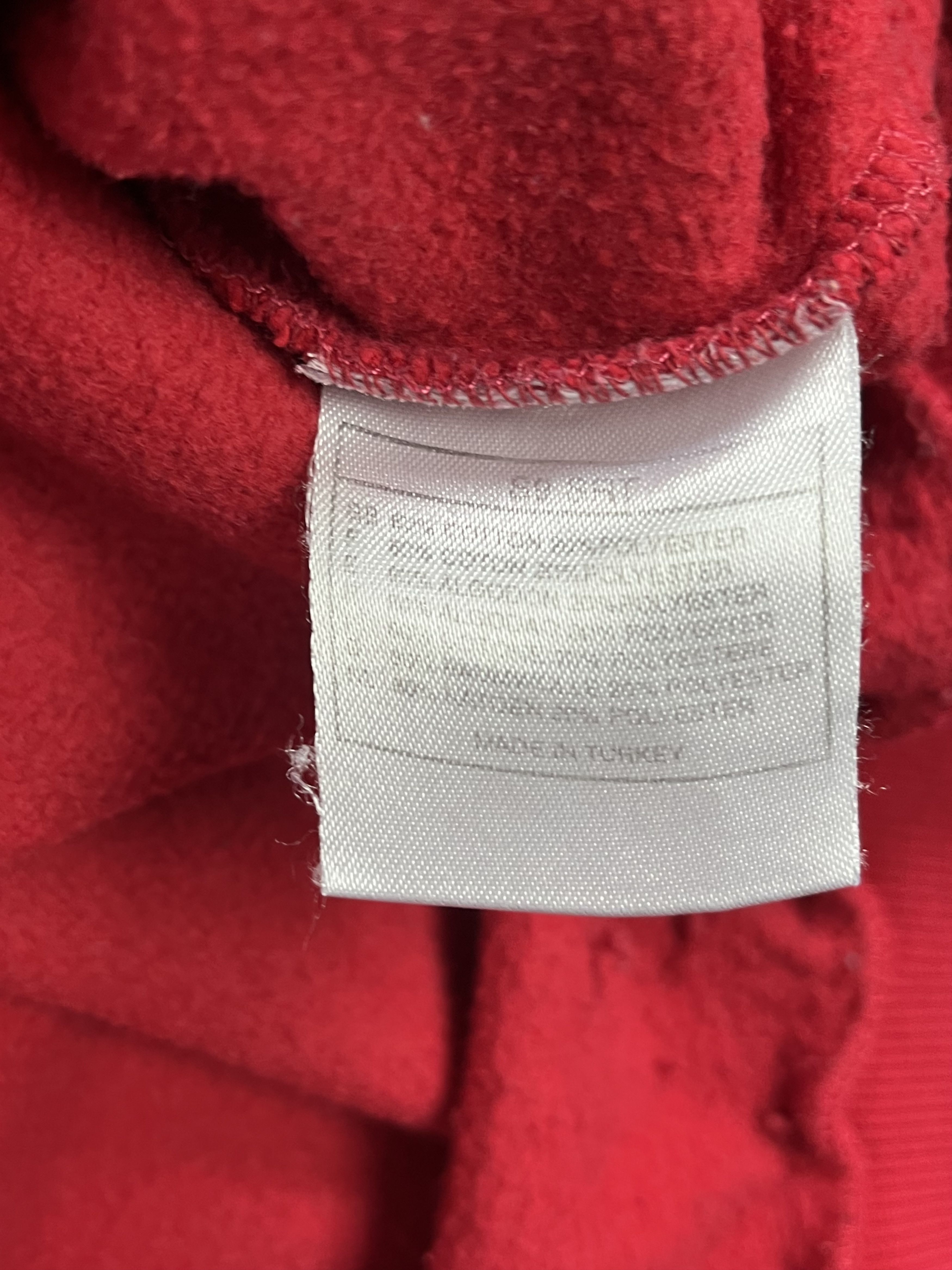 Nike Nike Vintage 90s Spell Out Sweatshirt Size XL Red Size US XL / EU 56 / 4 - 6 Thumbnail
