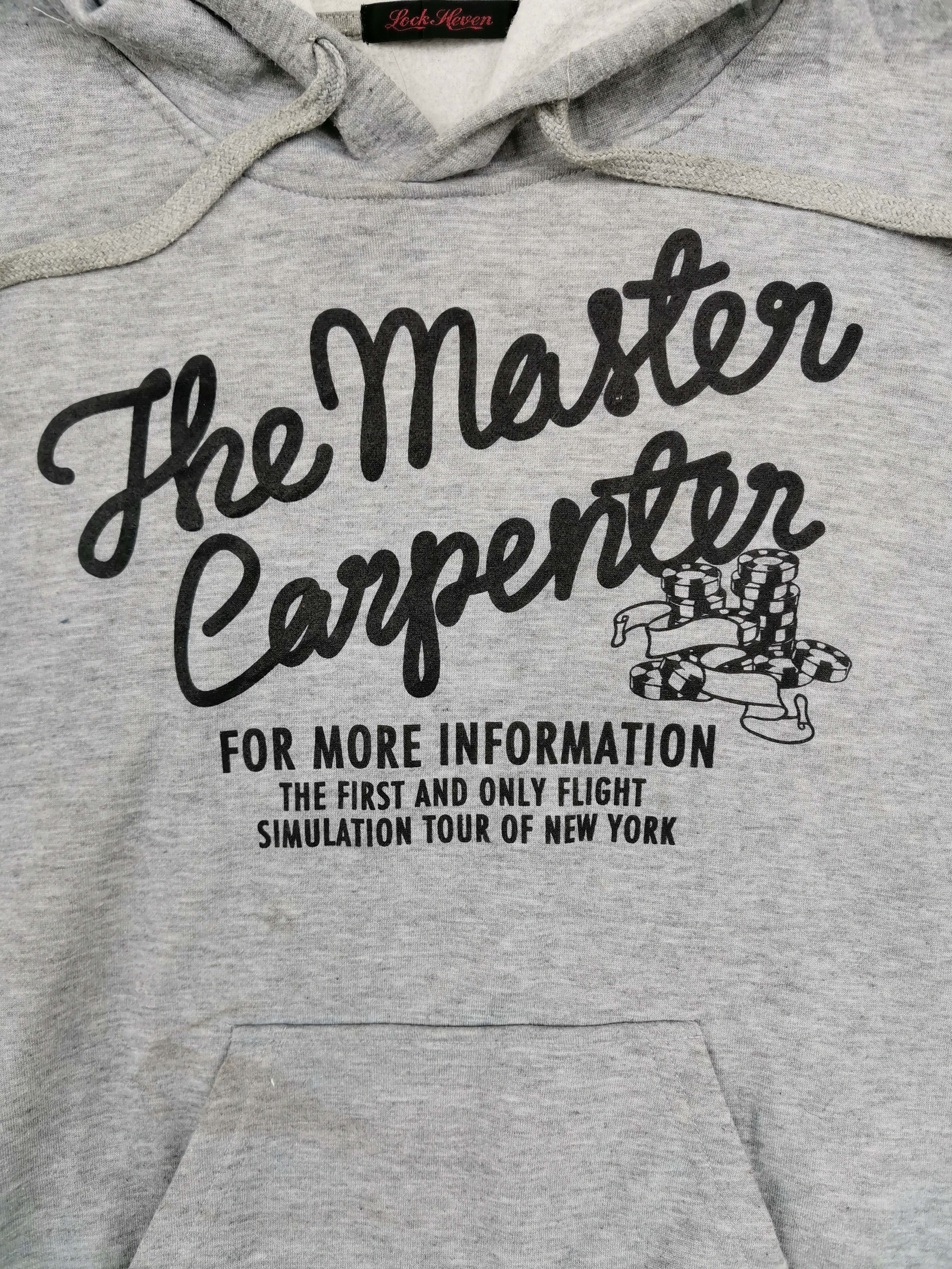 Japanese Brand Rare!!! The Master Carpenter Big Logo Hoodie Sweatshirt Size US L / EU 52-54 / 3 - 3 Thumbnail