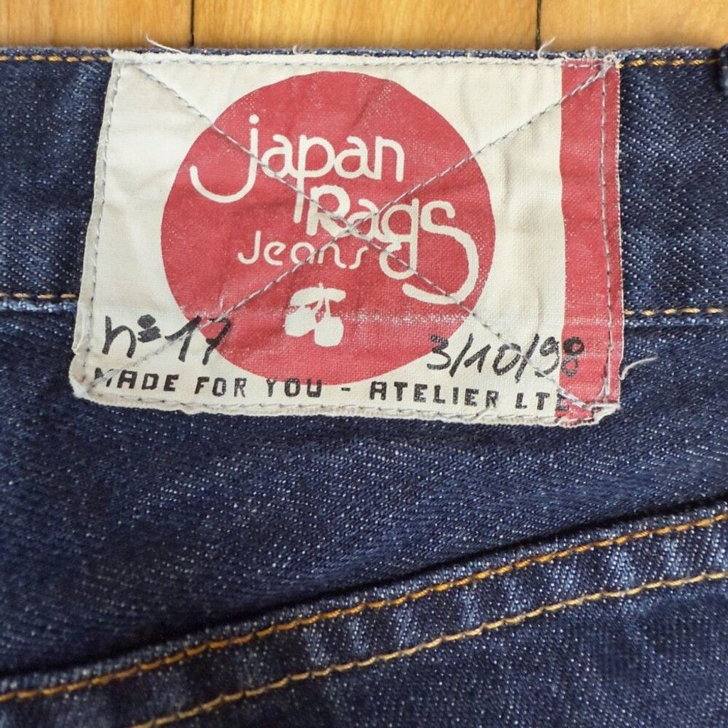 Japan Rags JAPAN RAGS Slim Straight Leg Classic Distressed Denim 28 33L Size US 28 / EU 44 - 2 Thumbnail