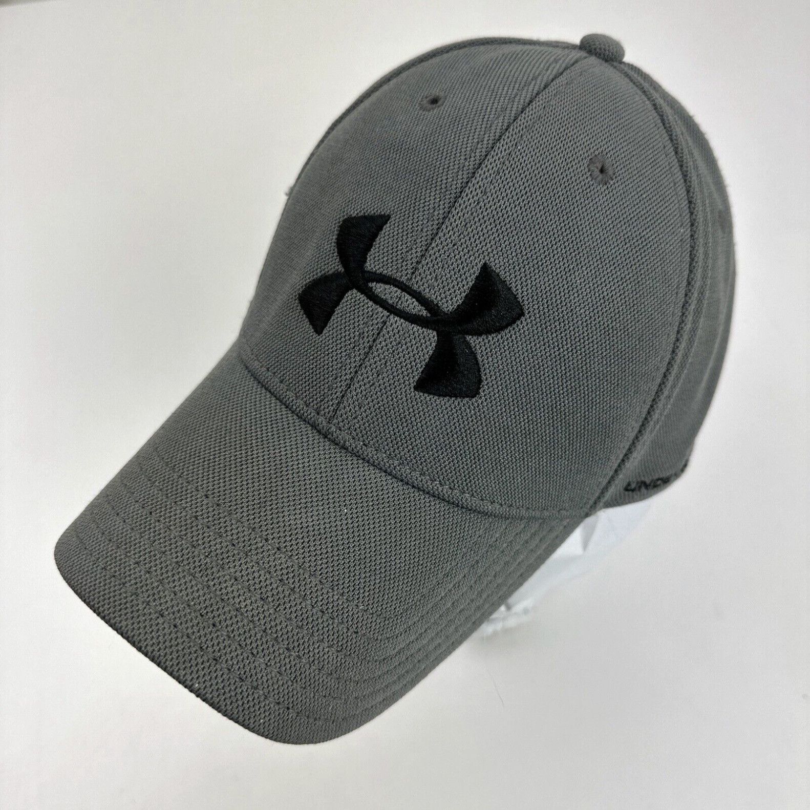 Cap Hat Under Armor Grey Black Rim M/L - Gem