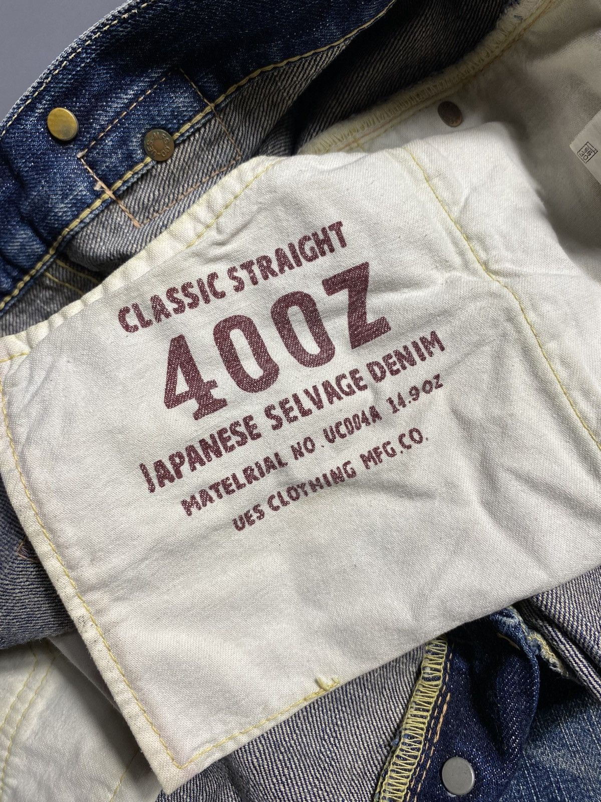 UES Japan UES 400Z Japanese Selvage Denim Size US 32 / EU 48 - 6 Thumbnail