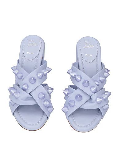 Christian Louboutin o1s1wg110924 Spika Clump Pumps in Lilac Size US 7 / IT 37 - 3 Thumbnail