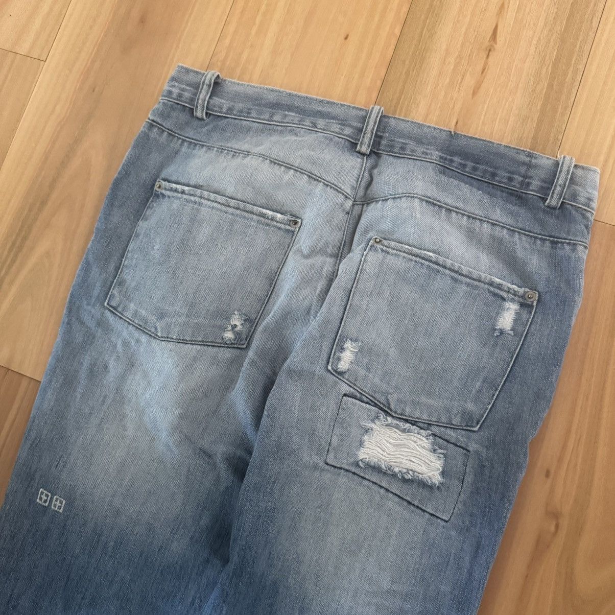 Ksubi vintage tsubi super ruin venice jeans (2001) Size US 34 / EU 50 - 5 Thumbnail
