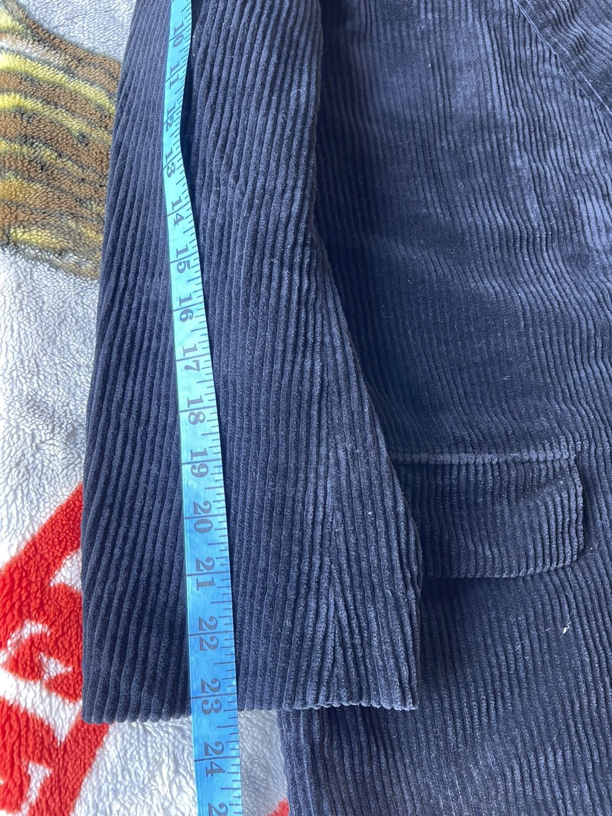 Comme des Garcons Homme Vintage Comme Des Garcons AD1990 Corduroy Faded Arms Jacket Size US M / EU 48-50 / 2 - 11 Thumbnail