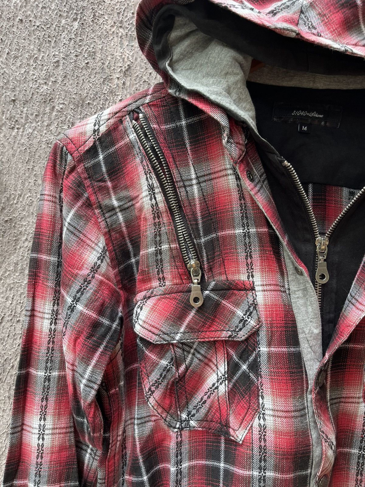 Japanese Brand 31040=skkone Plaid Jacket Size US M / EU 48-50 / 2 - 4 Thumbnail
