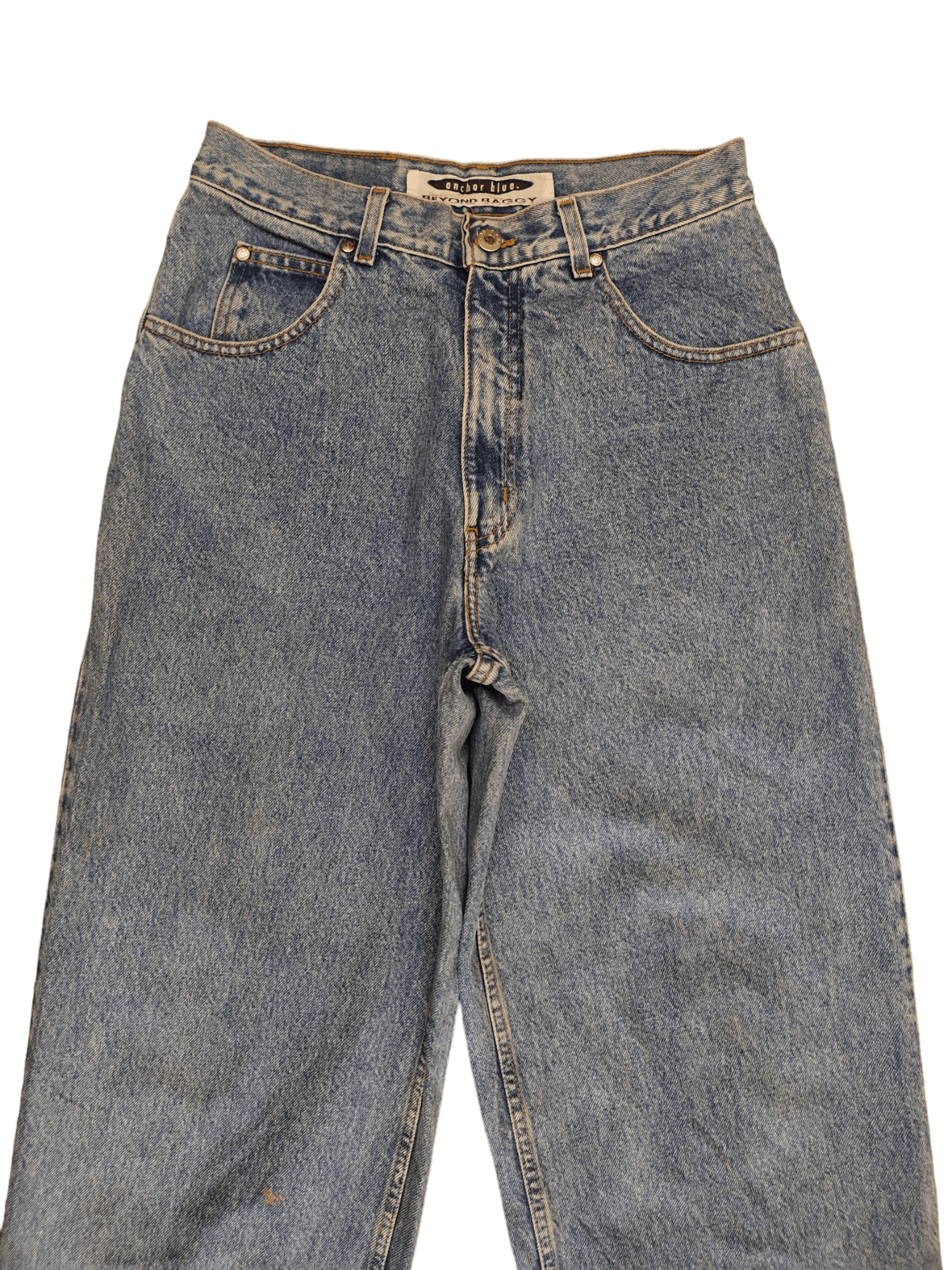 Anchor Blue Vintage Y2k Anchor Blue Beyond Baggy Denim Jeans Jnco Style Size US 30 / EU 46 - 2 Thumbnail