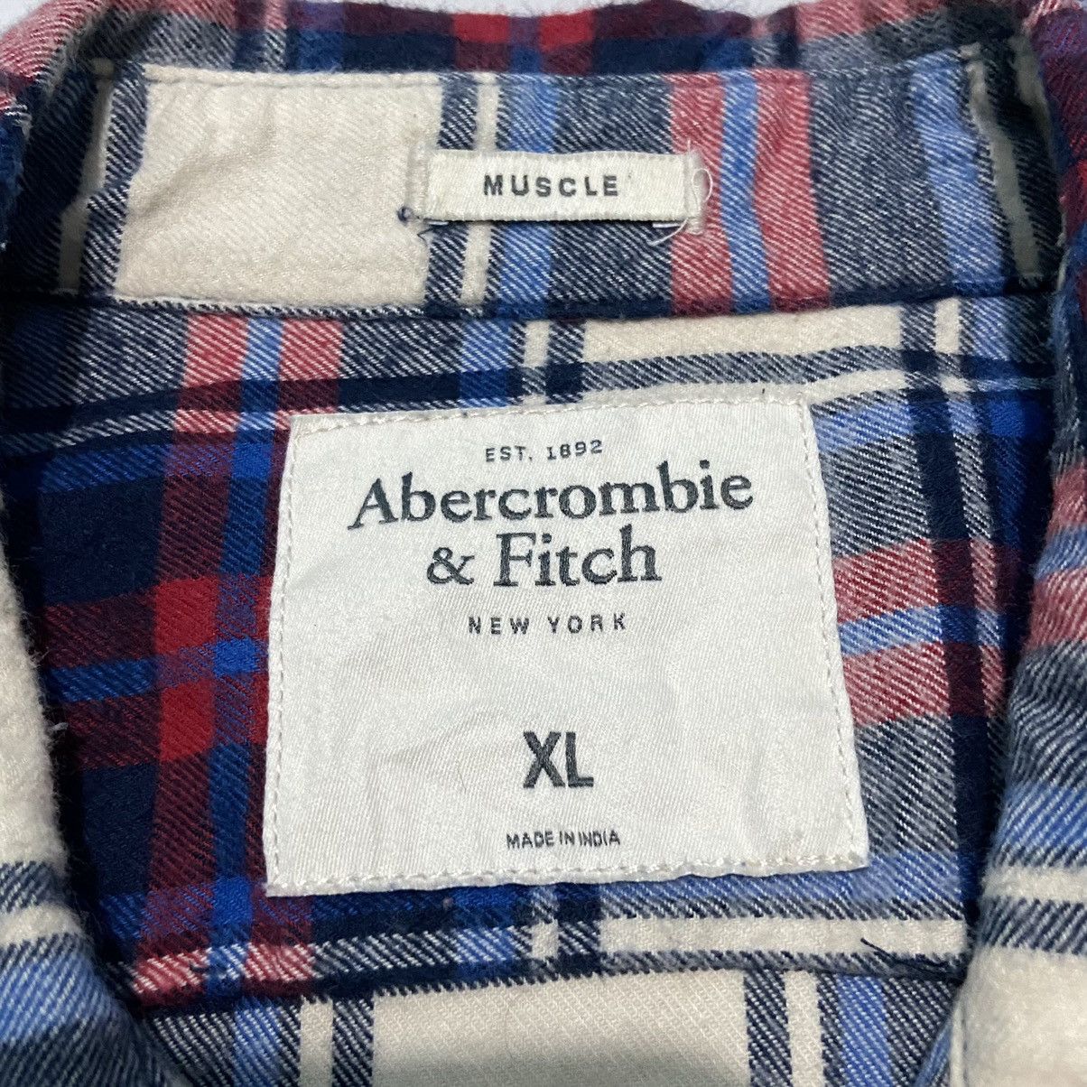 Abercrombie & Fitch × Flannel × Vintage Vintage Abercrombie & Fitch Plaid Flannel Size US XL / EU 56 / 4 - 3 Thumbnail