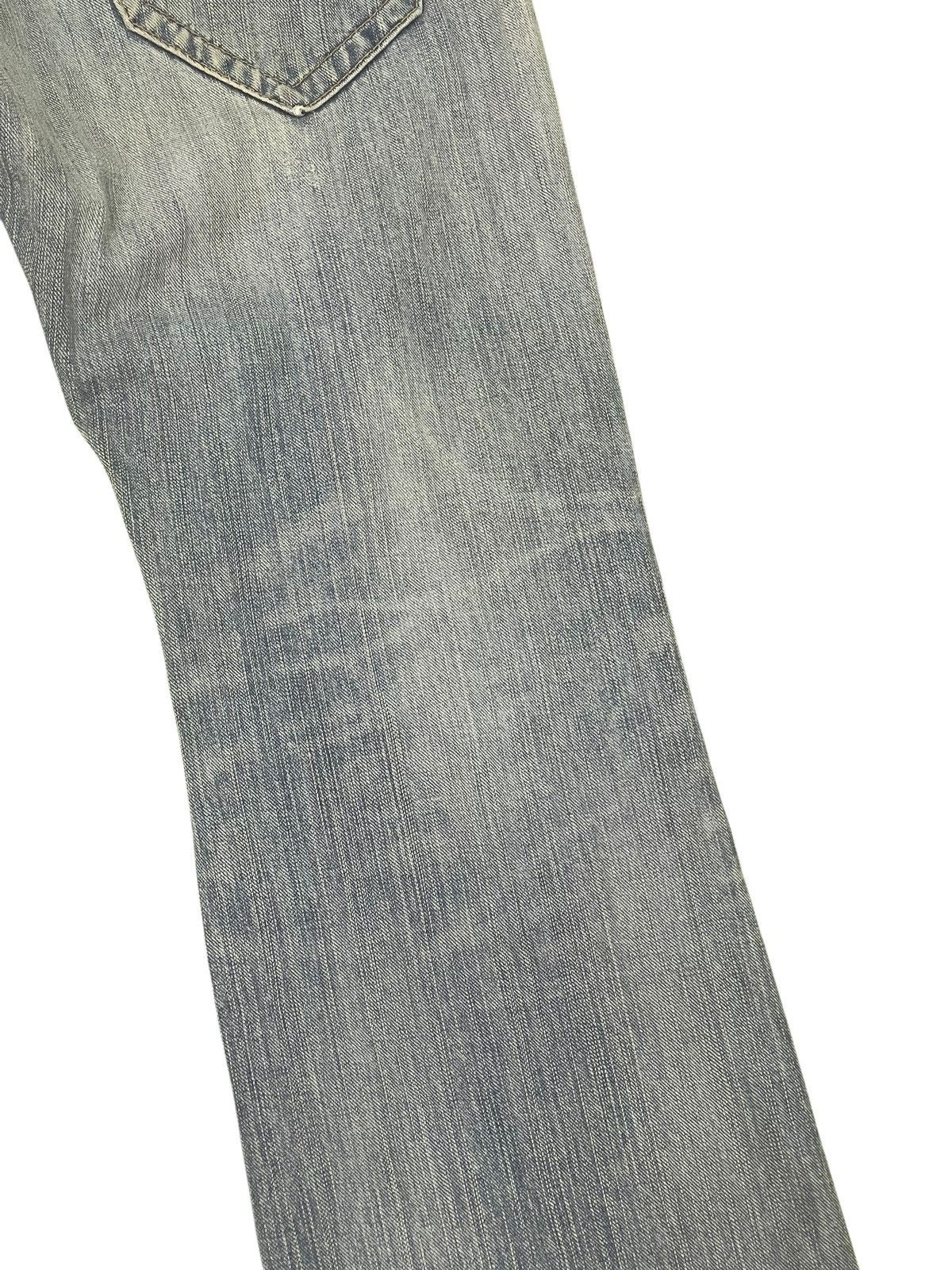 Le Grande Bleu (L.G.B.) Flare Jeans Edwin Japan Faded Distress Boot Cut 2🟦5 Size US 32 / EU 48 - 16 Thumbnail