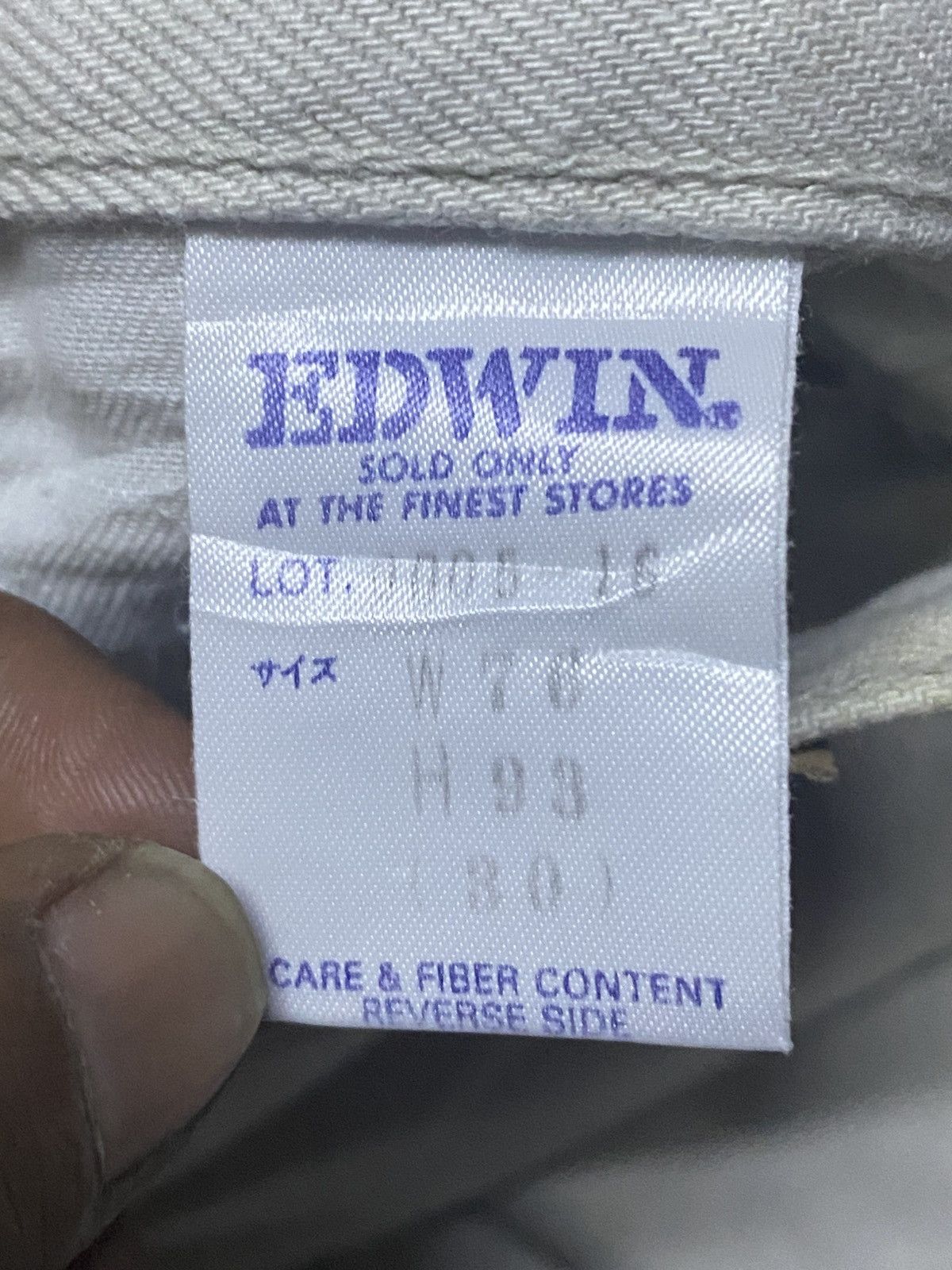 Edwin Edwin Vintage 80s Orange Tab Rusty Straight Loose Jeans Size US 28 / EU 44 - 18 Thumbnail