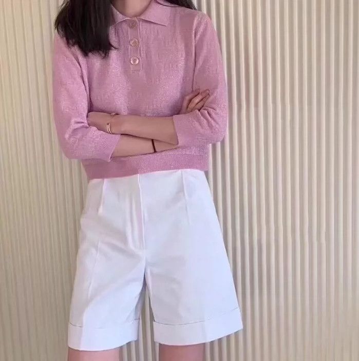Gucci Gucci Pink logo jacquart full-print wool lapel long-sleeved Size XS / US 0-2 / IT 36-38 - 8 Thumbnail