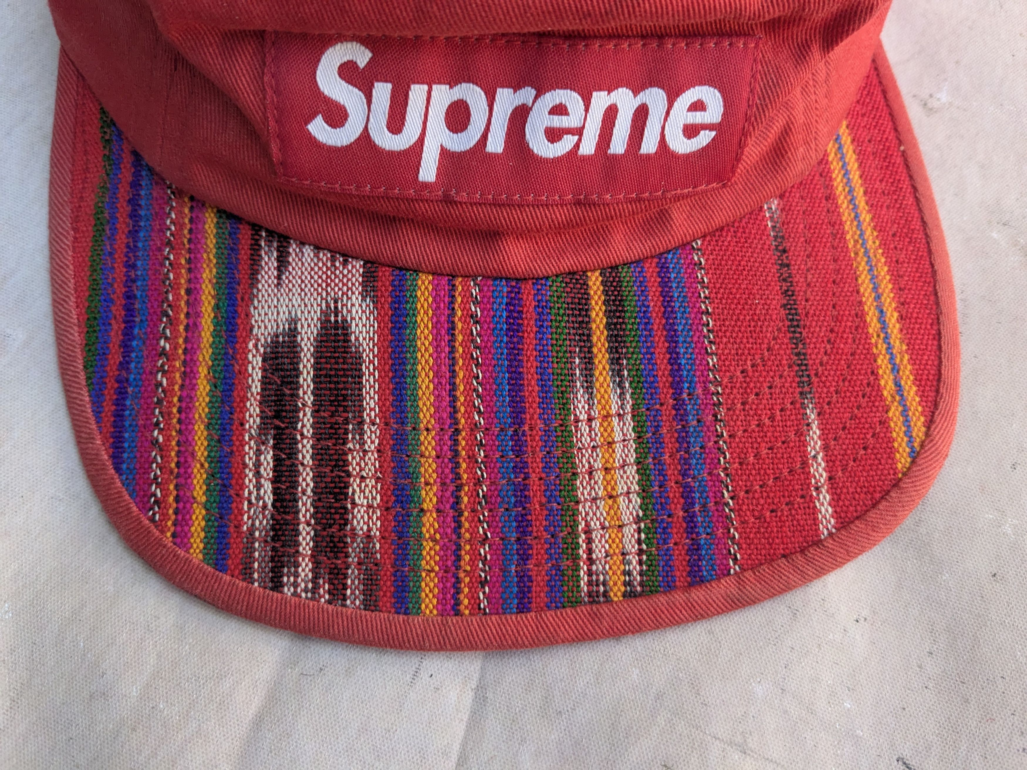 Supreme Supreme Guatemala Camp Cap Red 5 Panel SS13 Size ONE SIZE - 4 Thumbnail