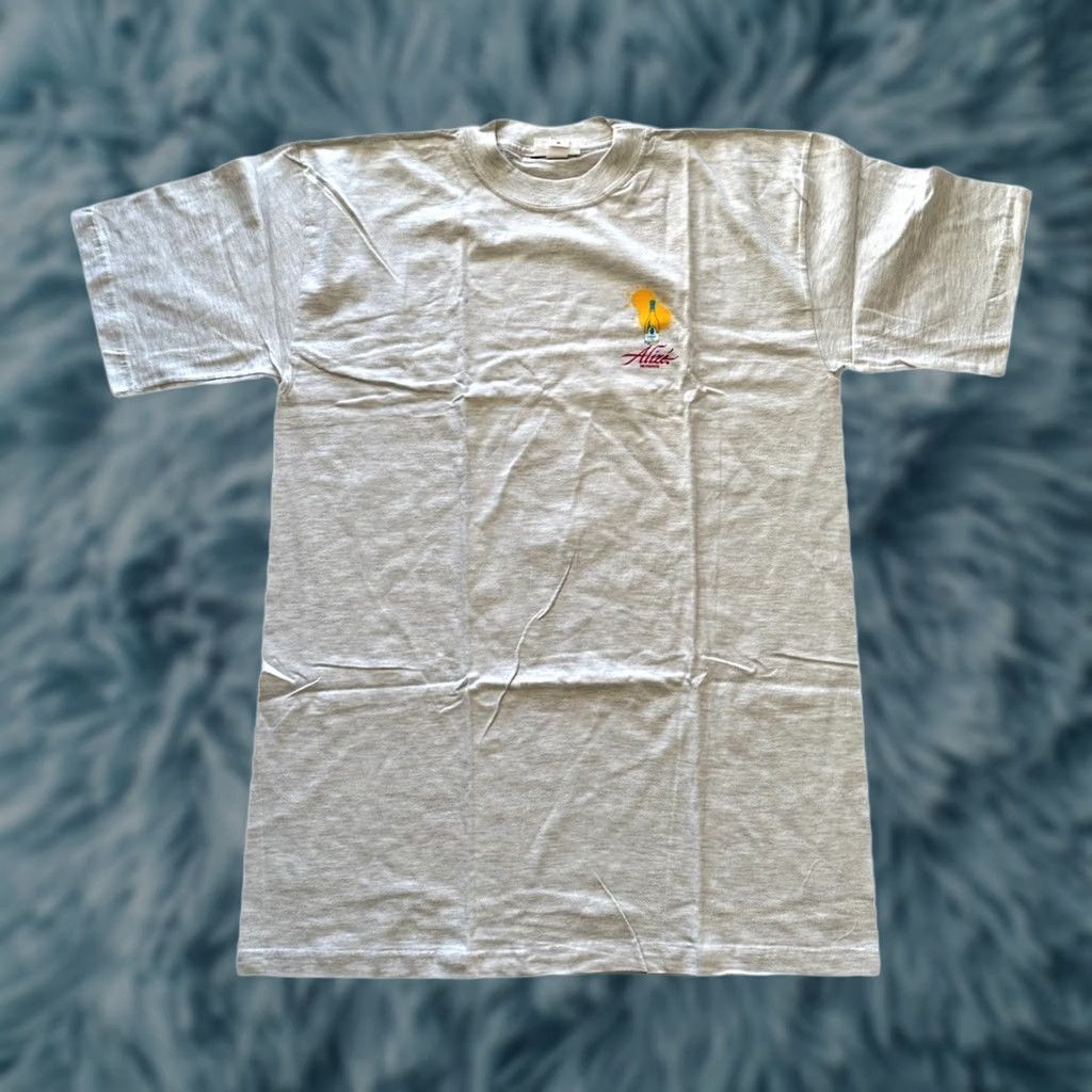 Vintage VINTAGE Alizé Shirt T-Shirt Mens XL Gray Cognac Promo Advertising 90s Spirits VTG Retro Preppy Streetwear NWOT Size US XL / EU 56 / 4 - 1 Thumbnail