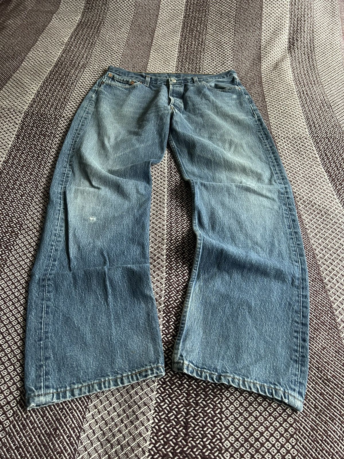 Levi's Vintage Levis 501 USA Denim Jeans Washed Streetwear W36 L32 Size US 36 / EU 52 - 7 Thumbnail
