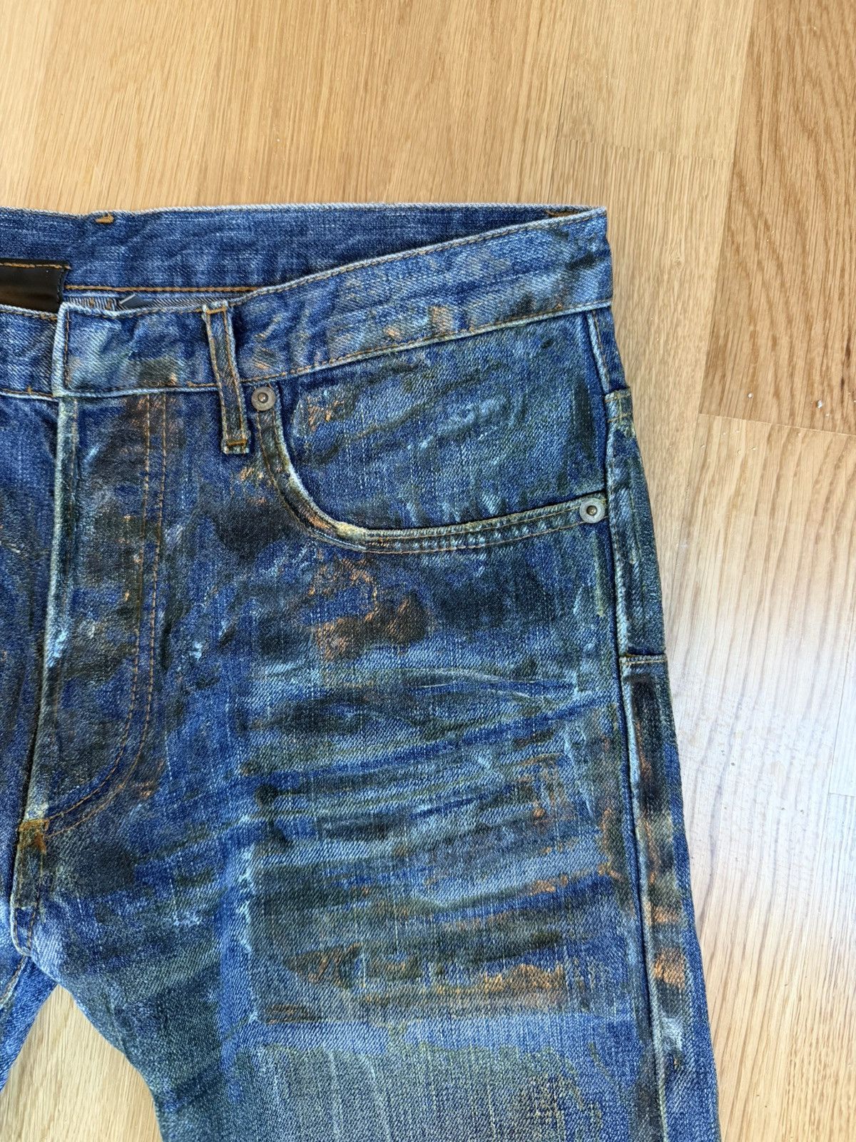 Dior Dior Homme Luster Waxed Clawmark Hedi Slimane Size US 29 - 3 Thumbnail