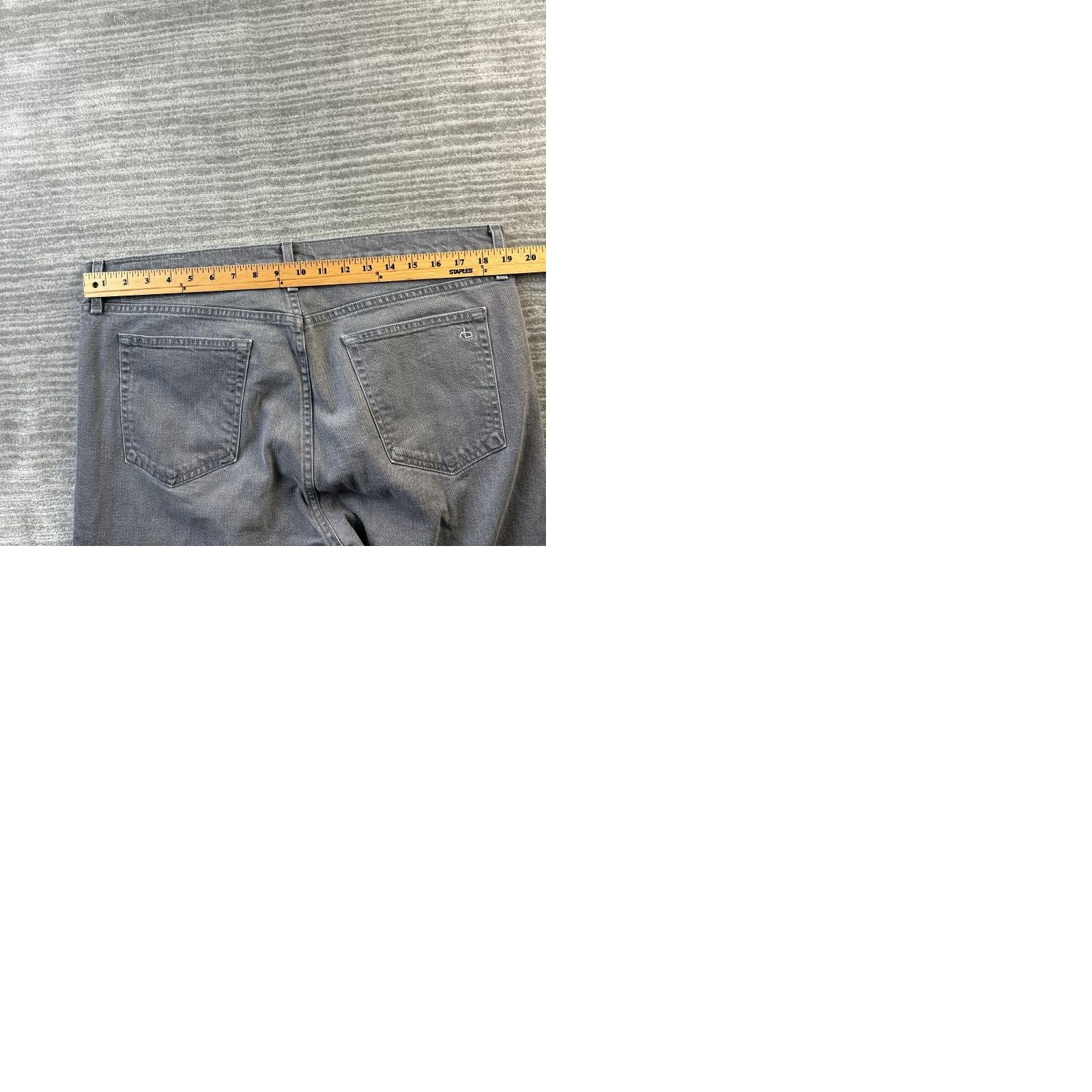 Rag & Bone Rag & Bone Jeans Mens 38x34 Gray Denim Slim Fit 2 Straight 5-Pocket Brand Rag & Bone Size 38 Inseam 34 Size US 38 / EU 54 - 9 Thumbnail