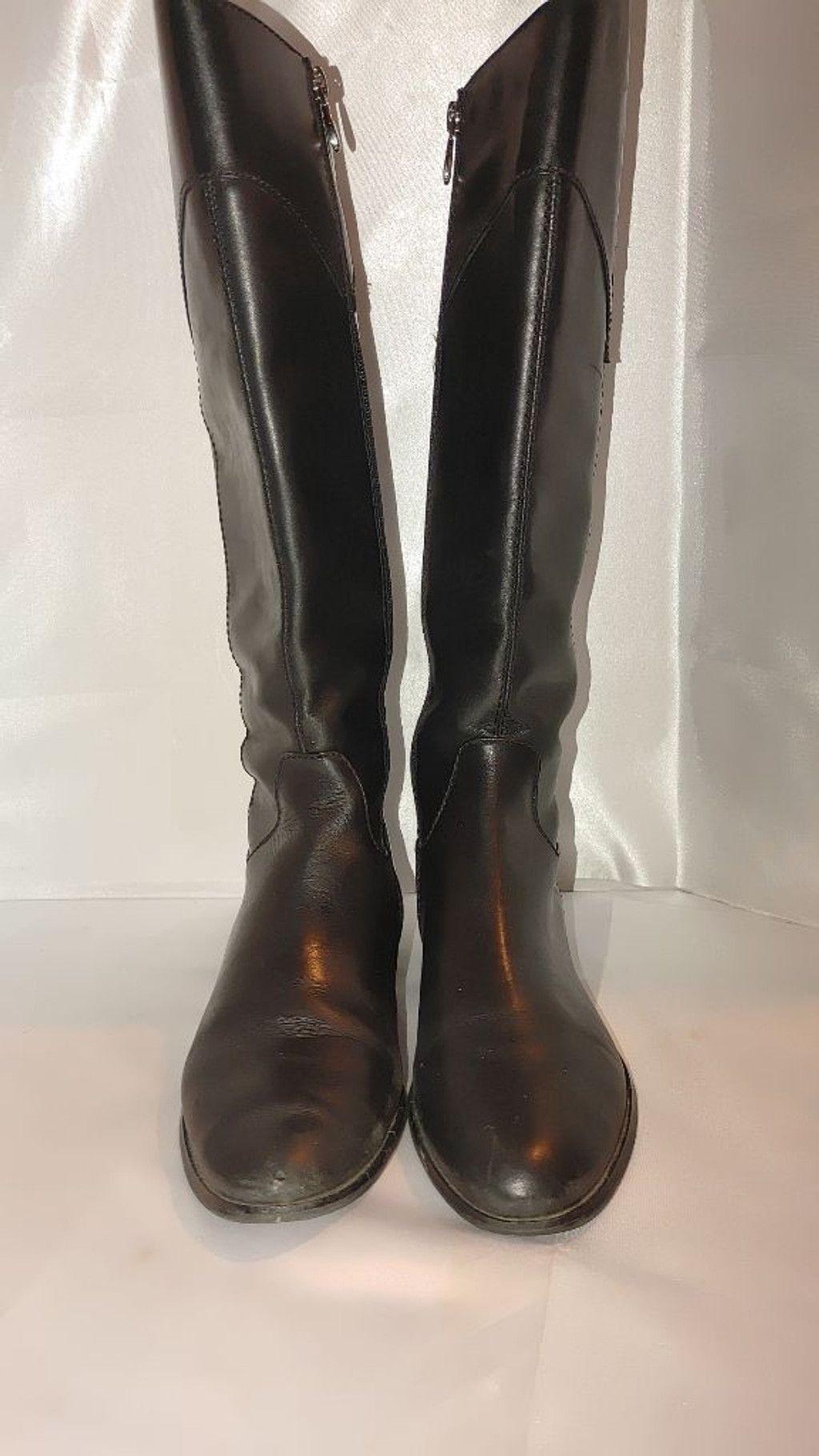 Elie Tahari Tahari Rupert Leather Riding Boots Size 10M Size US 10 / IT 40 - 4 Thumbnail