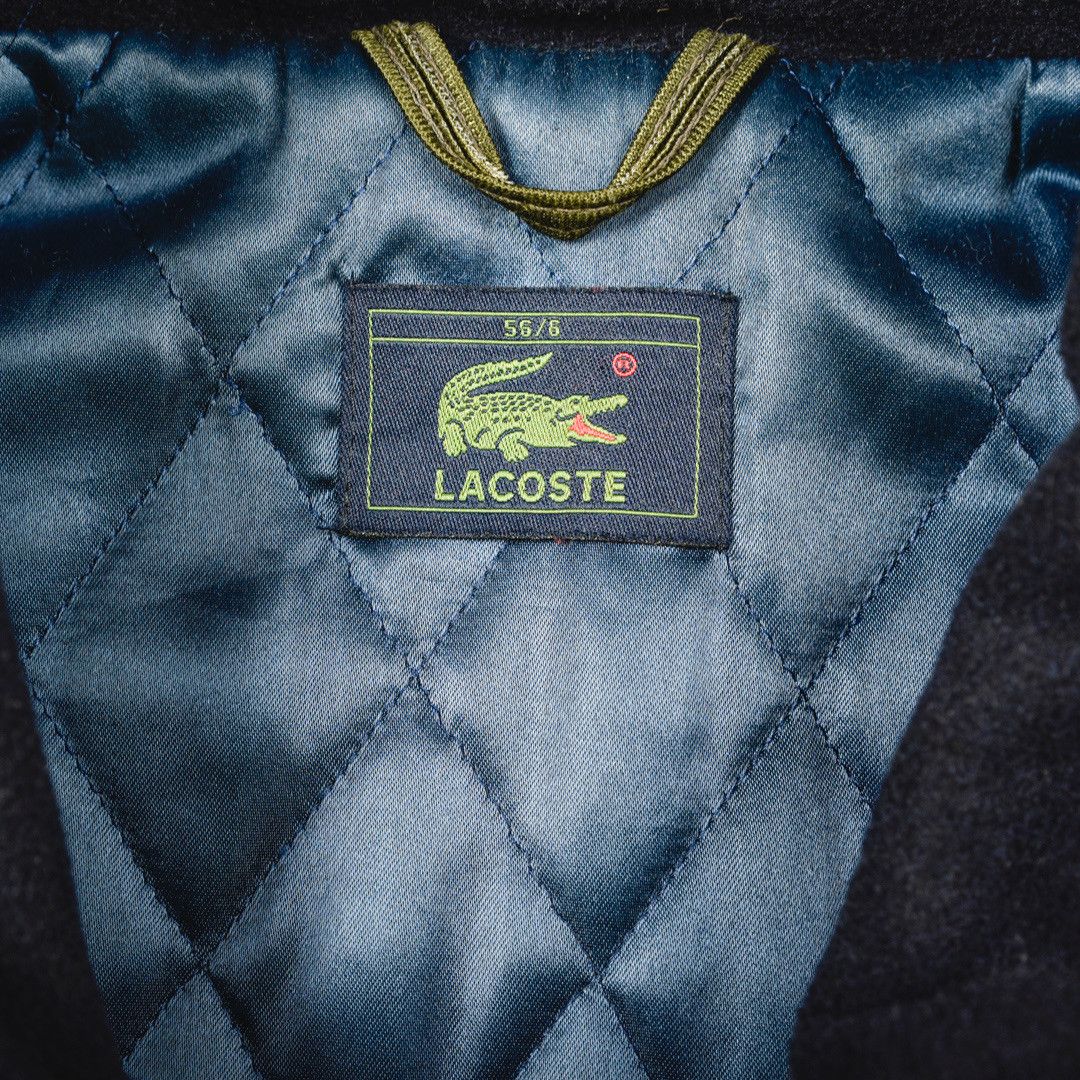 Lacoste BLUE QUILTED LACOSTE WOOL COAT Size US XL / EU 56 / 4 - 3 Thumbnail