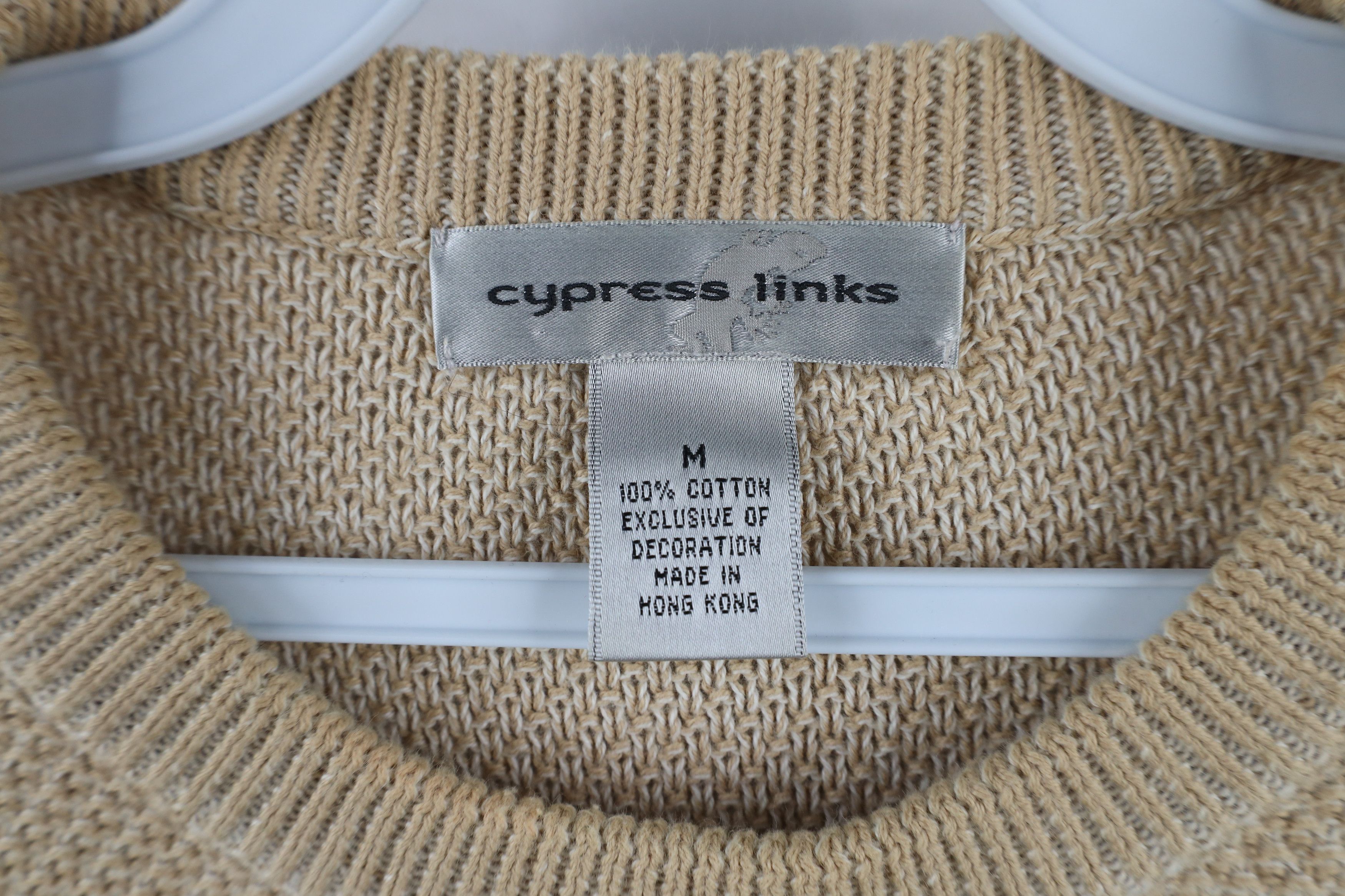 Vintage Vintage 90s Streetwear Golf Thermal Knit Crewneck Sweater Size US M / EU 48-50 / 2 - 6 Thumbnail