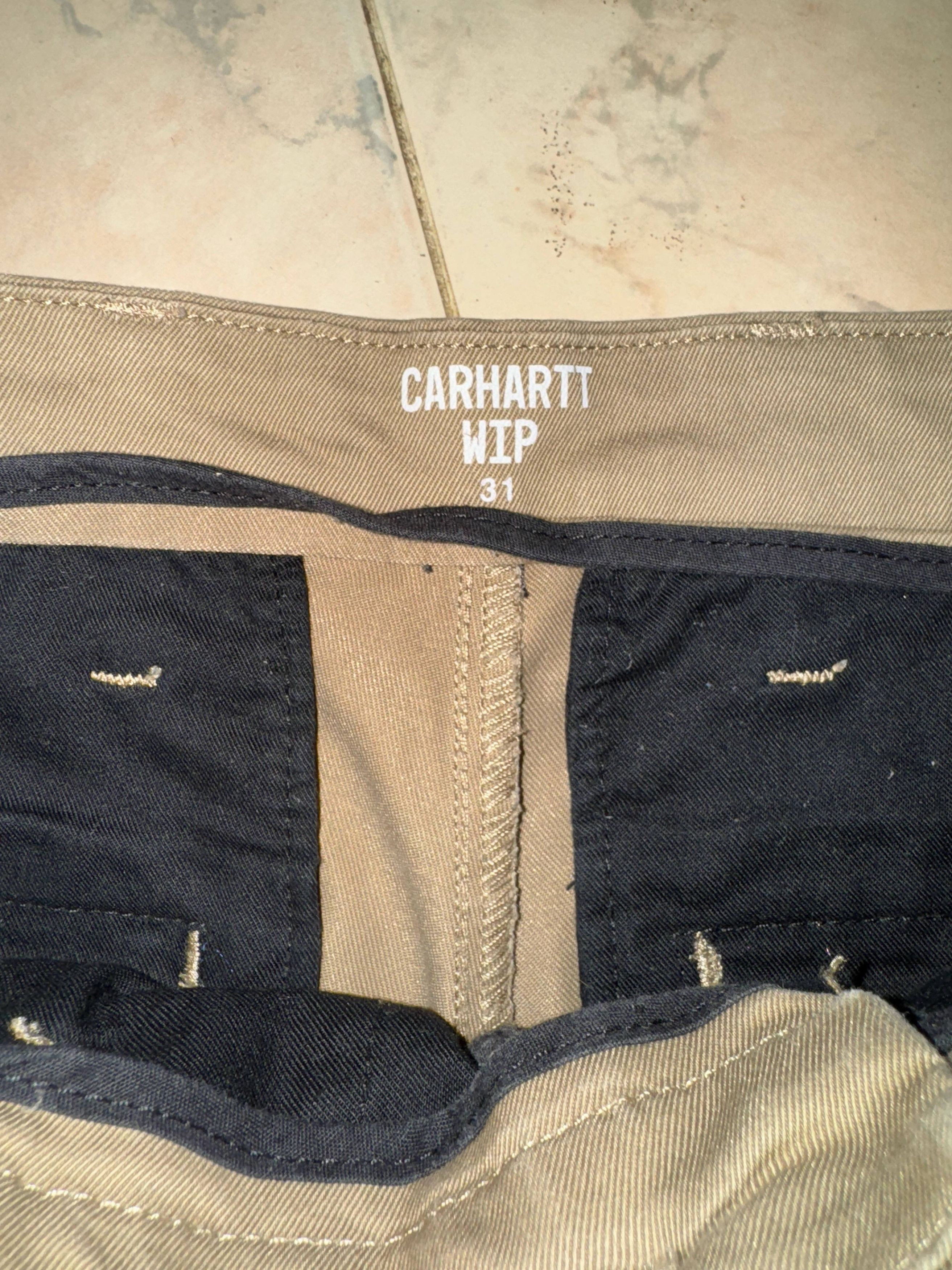 Carhartt × Carhartt Wip Carhartt WIP Sid Short Moor Beige Size US 31 - 3 Thumbnail
