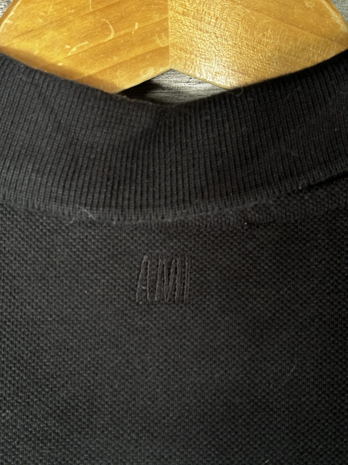 AMI Ami paris logo embroidered polo shirt Size US L / EU 52-54 / 3 - 3 Thumbnail
