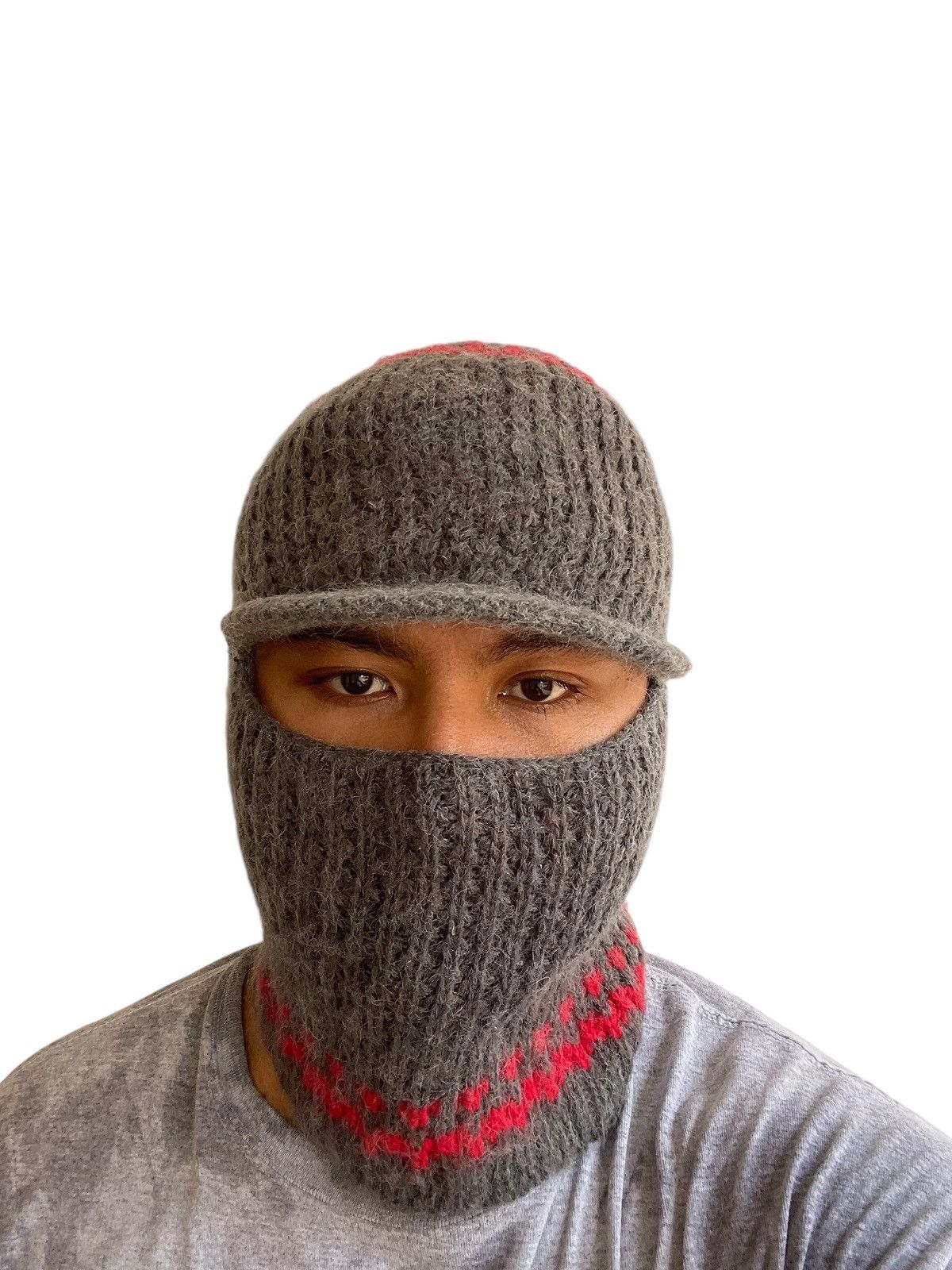 Japanese Brand Vintage Japanese Brand Beanie Balaclava Cap CA4LA Style Size ONE SIZE - 5 Thumbnail