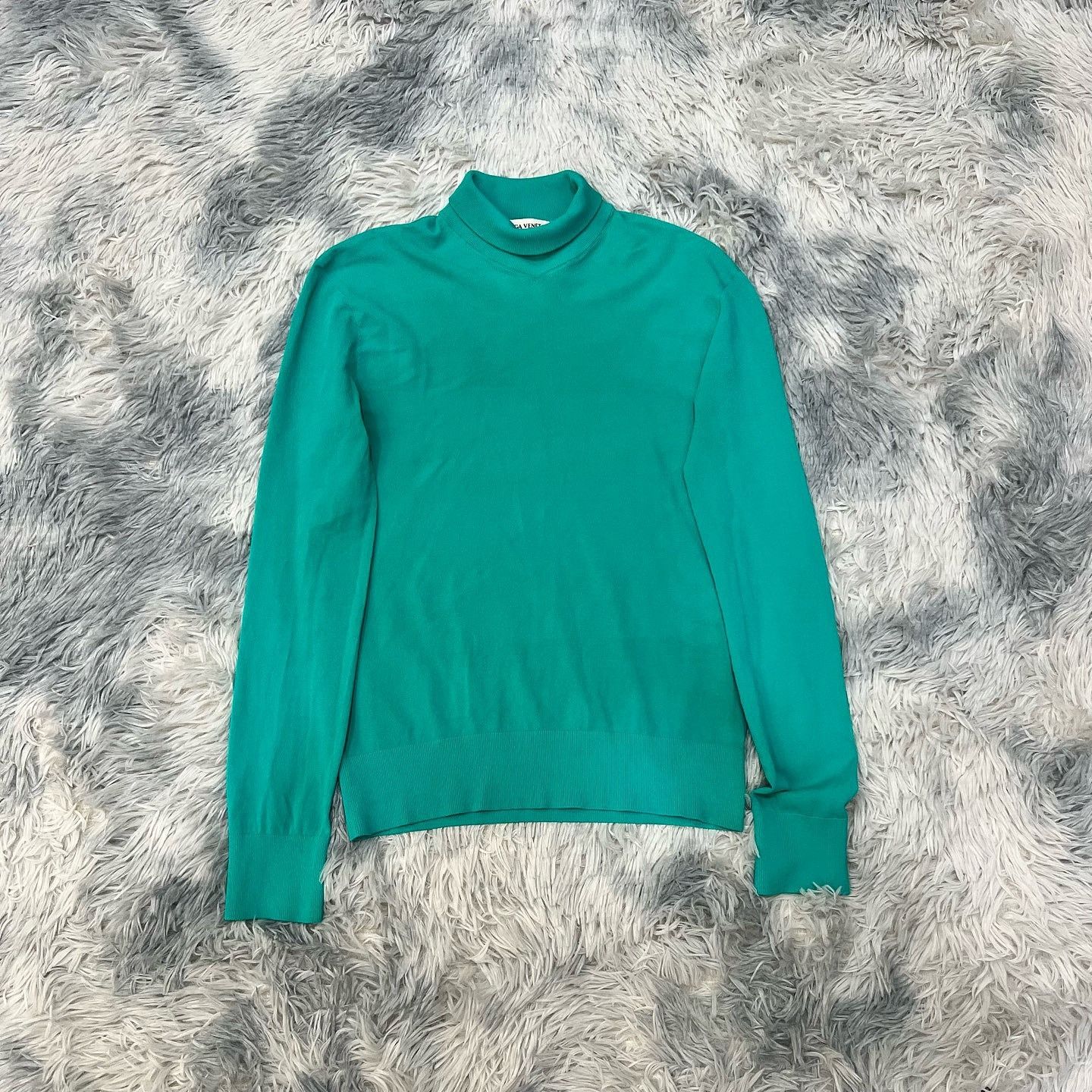 Bottega Veneta Bottega Veneta Green Turtleneck Sweater Size S Size US S / EU 44-46 / 1 - 1 Thumbnail