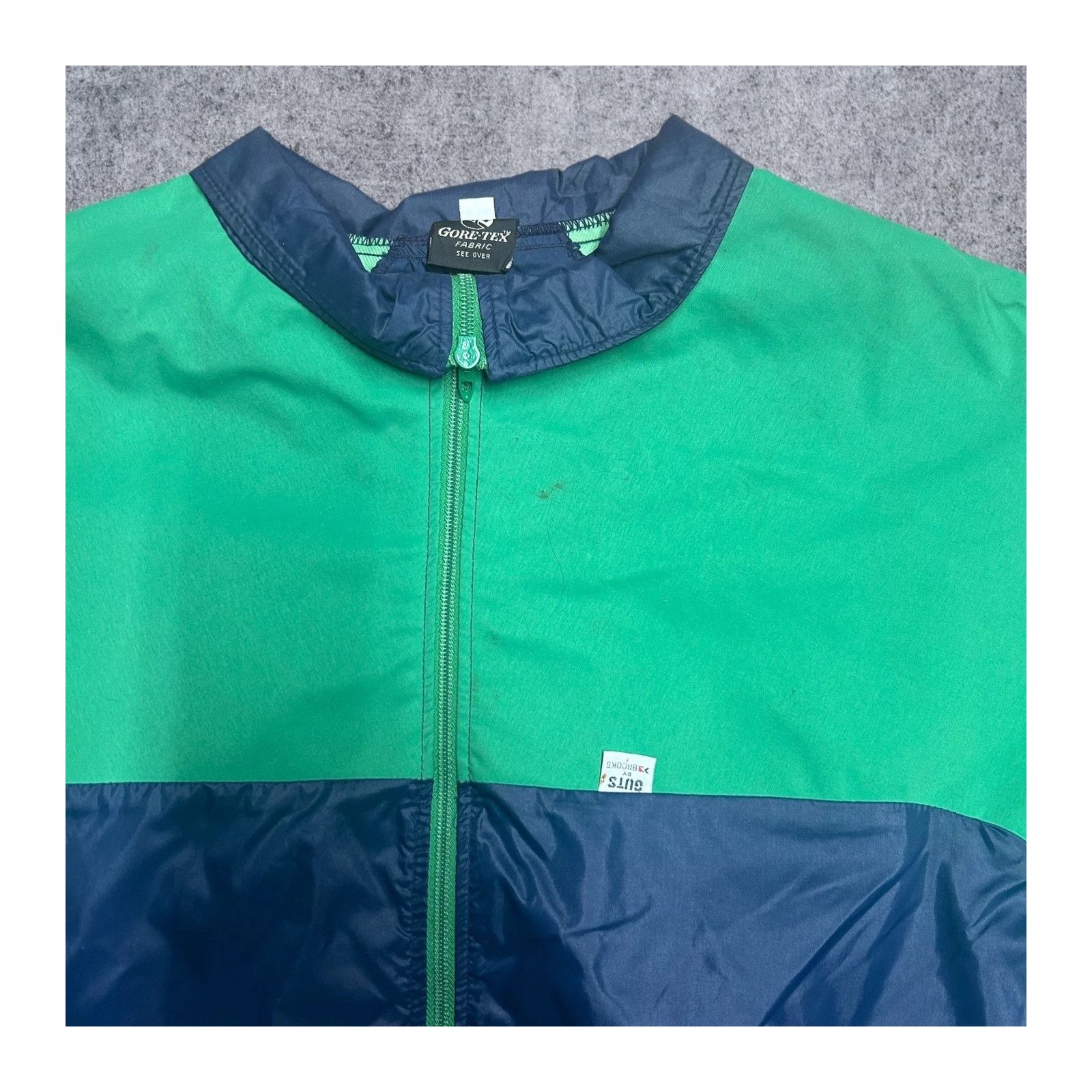 Brooks Brothers Vintage 80's Guts by Brooks Gore-Tex Running Jacket Green La Size US XXS / EU 40 - 2 Thumbnail