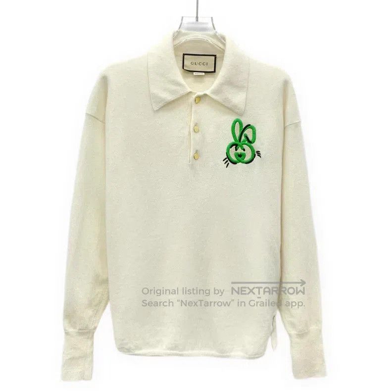 Gucci Gucci Beige double G embroidered wool lapel single-breaste Size M / US 6-8 / IT 42-44 - 1 Thumbnail