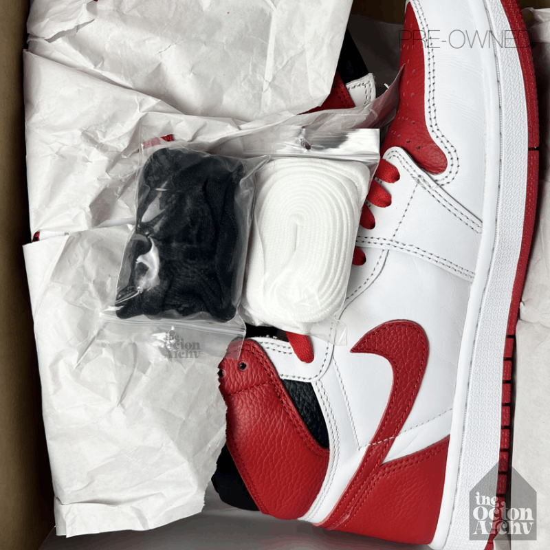 Jordan Brand Air Jordan 1 Retro High OG 'Heritage' 555088-161 Pre-Owned Size US 10.5 / EU 43-44 - 9 Thumbnail