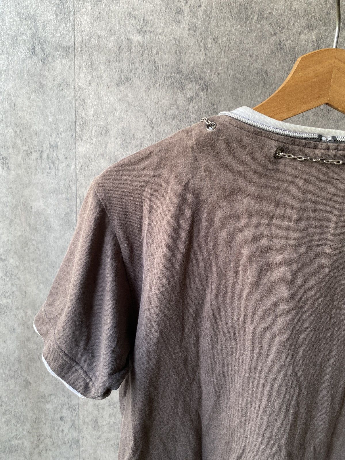 Japanese Brand Badboy Y2k Style Poem Design Sunfaded T Shirt Size US M / EU 48-50 / 2 - 9 Thumbnail