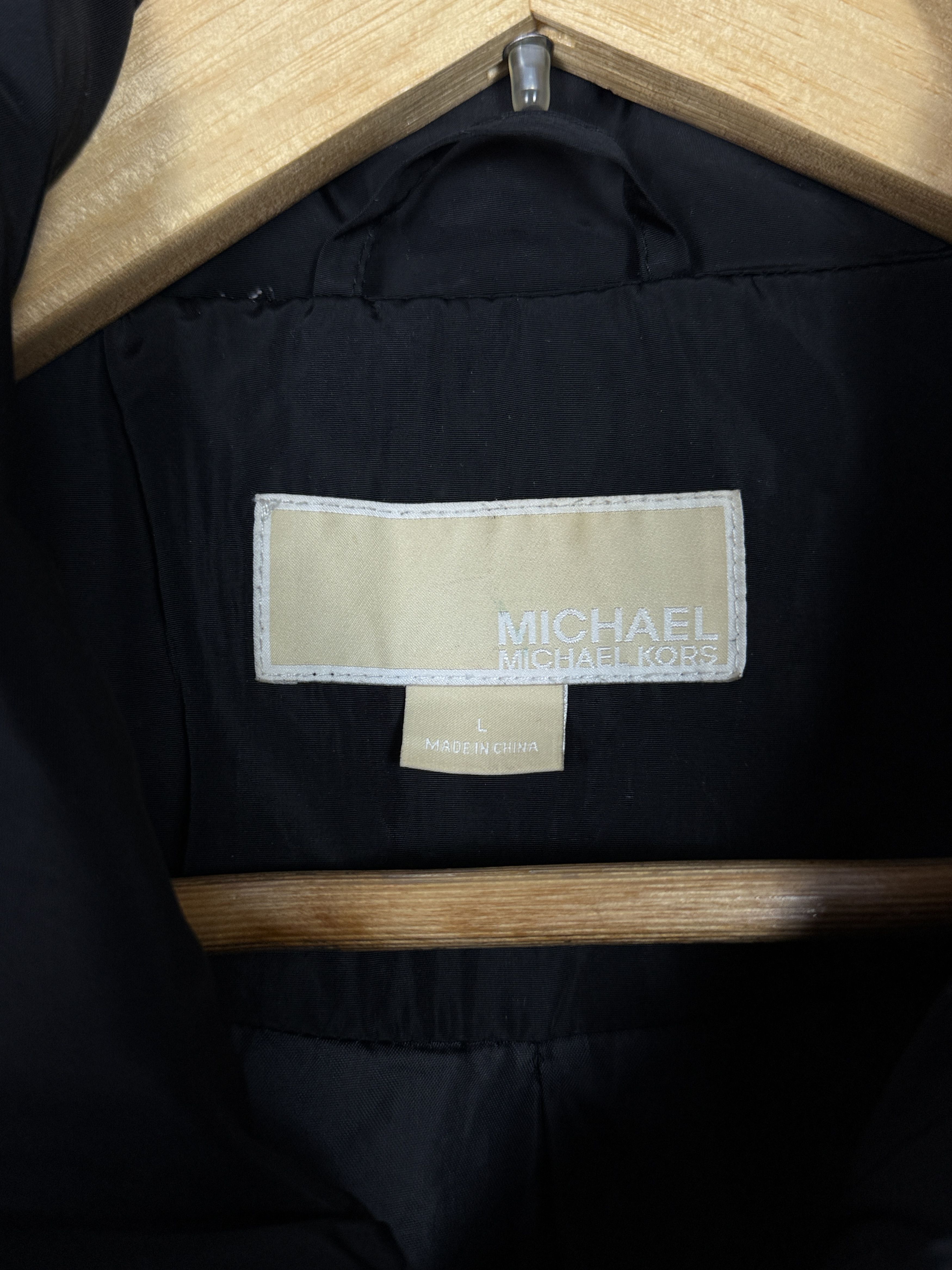 Michael Kors Michael Kors quilted women’s jacket black with gold details Size L / US 10 / IT 46 - 3 Thumbnail