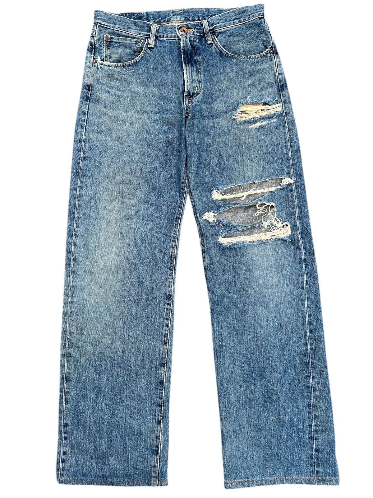 Kapital Vintage Edwin 505X Selvedge Distressed Denim Jeans Size US 32 / EU 48 - 1 Thumbnail