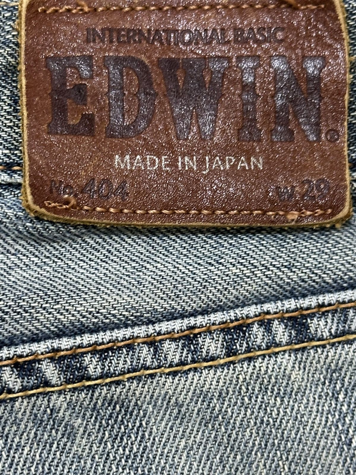 Edwin Vintage Japan Edwin 404 Blue Wash Style Baggy Jeans Size US 30 / EU 46 - 9 Thumbnail