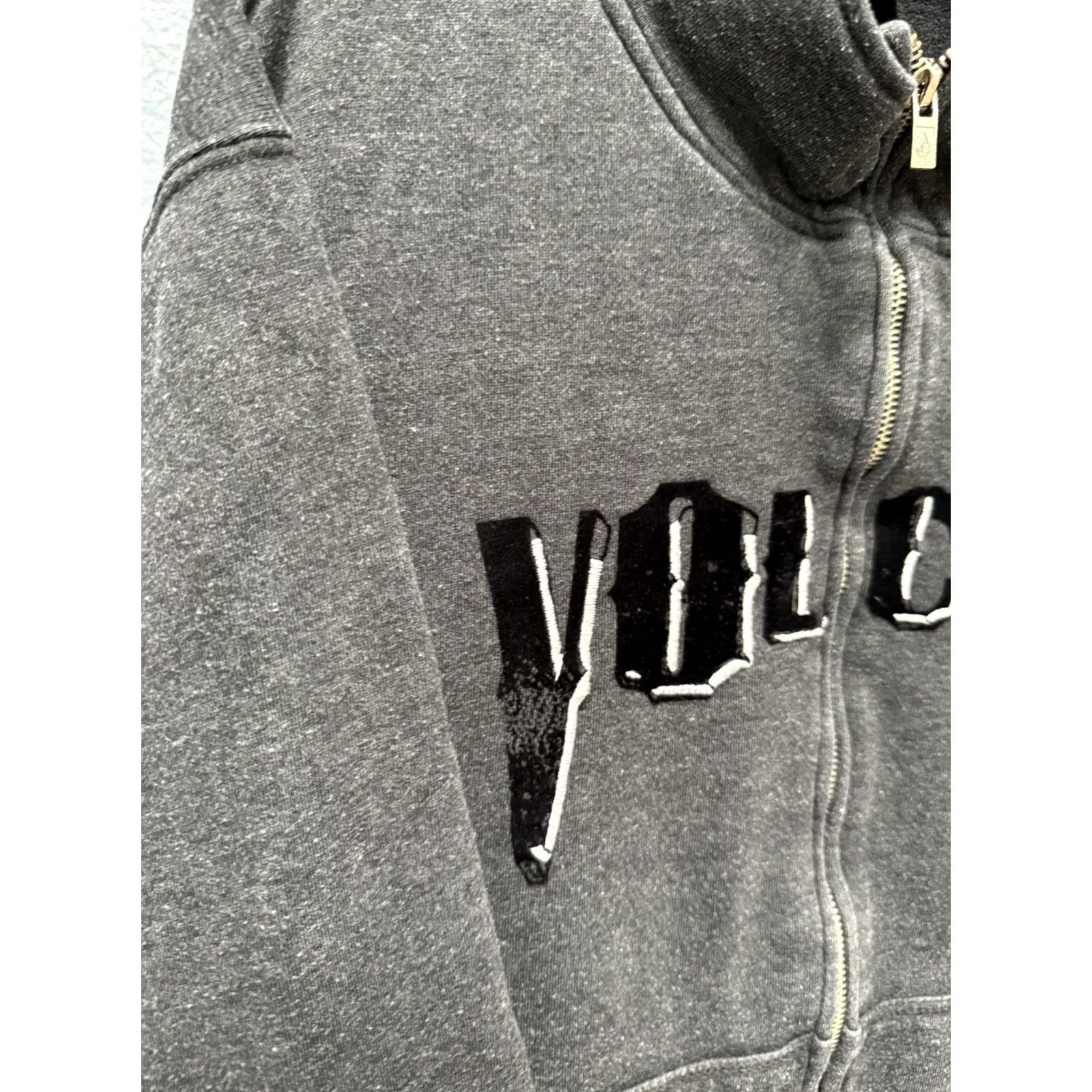 Volcom VINTAGE Volcom Men’s Gray Felt Zip Sweatshirt L Size US L / EU 52-54 / 3 - 6 Thumbnail