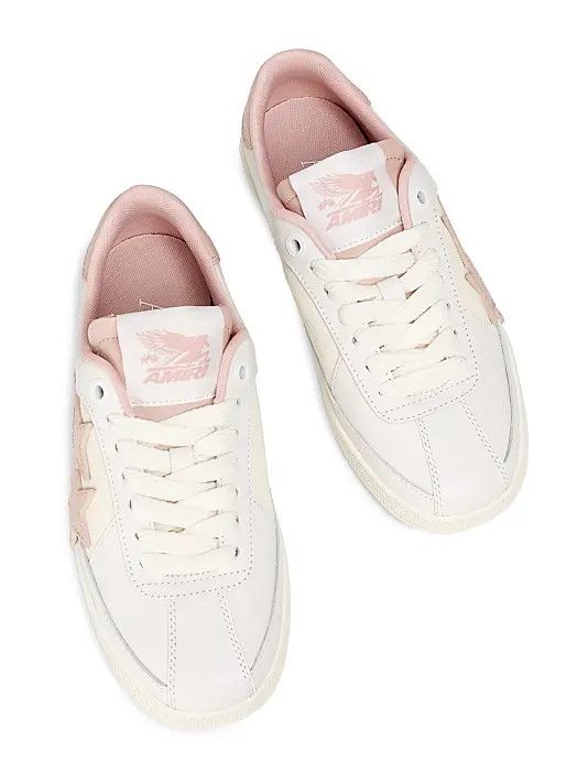 Amiri o1s1wg110326 Pacific Low-Top Sneakers in White/Pink Size US 11 / IT 41 - 5 Thumbnail