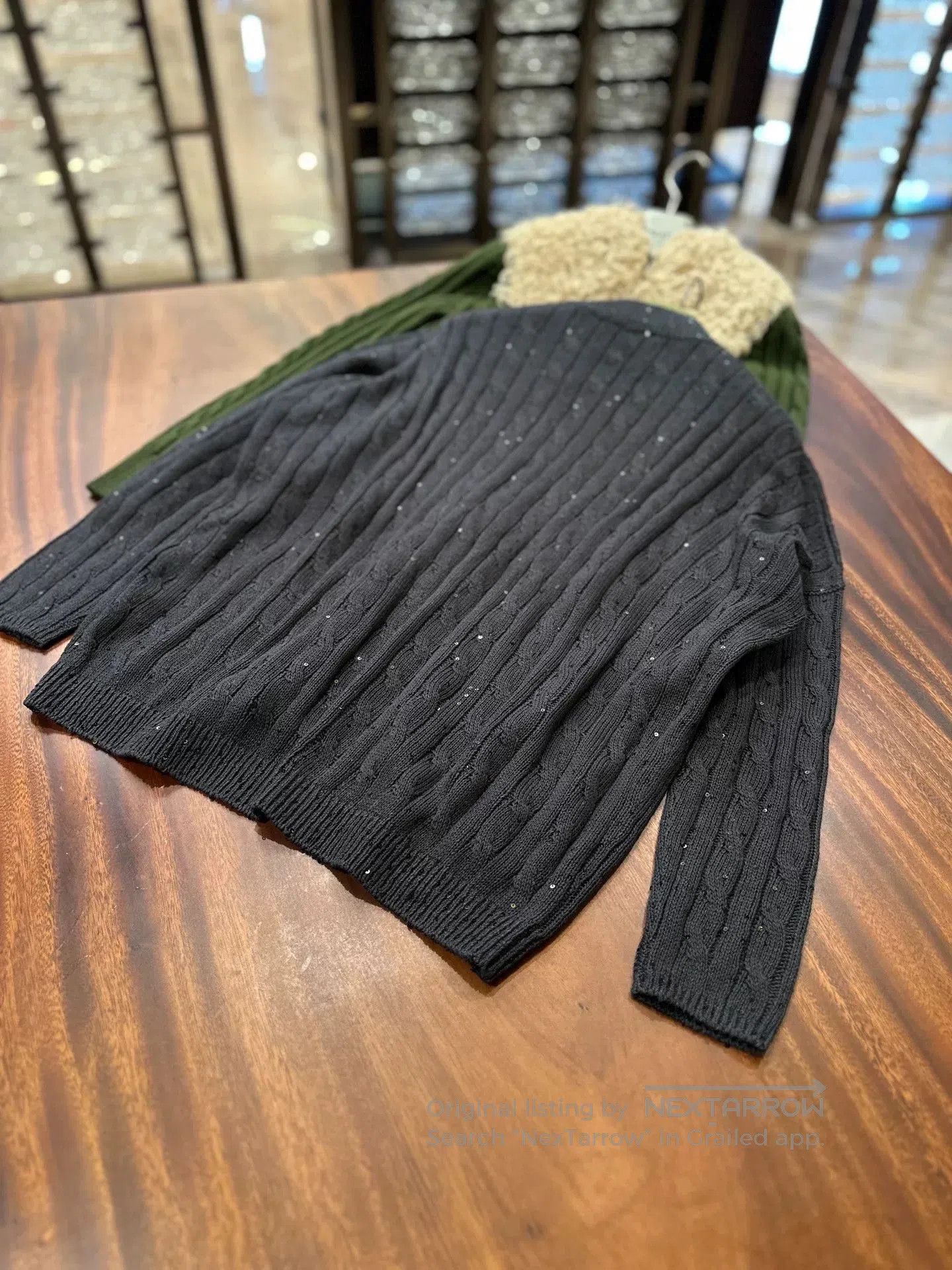Brunello Cucinelli Brunello Cucinelli Sequin Cardigan. Size US XS / EU 42 / 0 - 7 Thumbnail